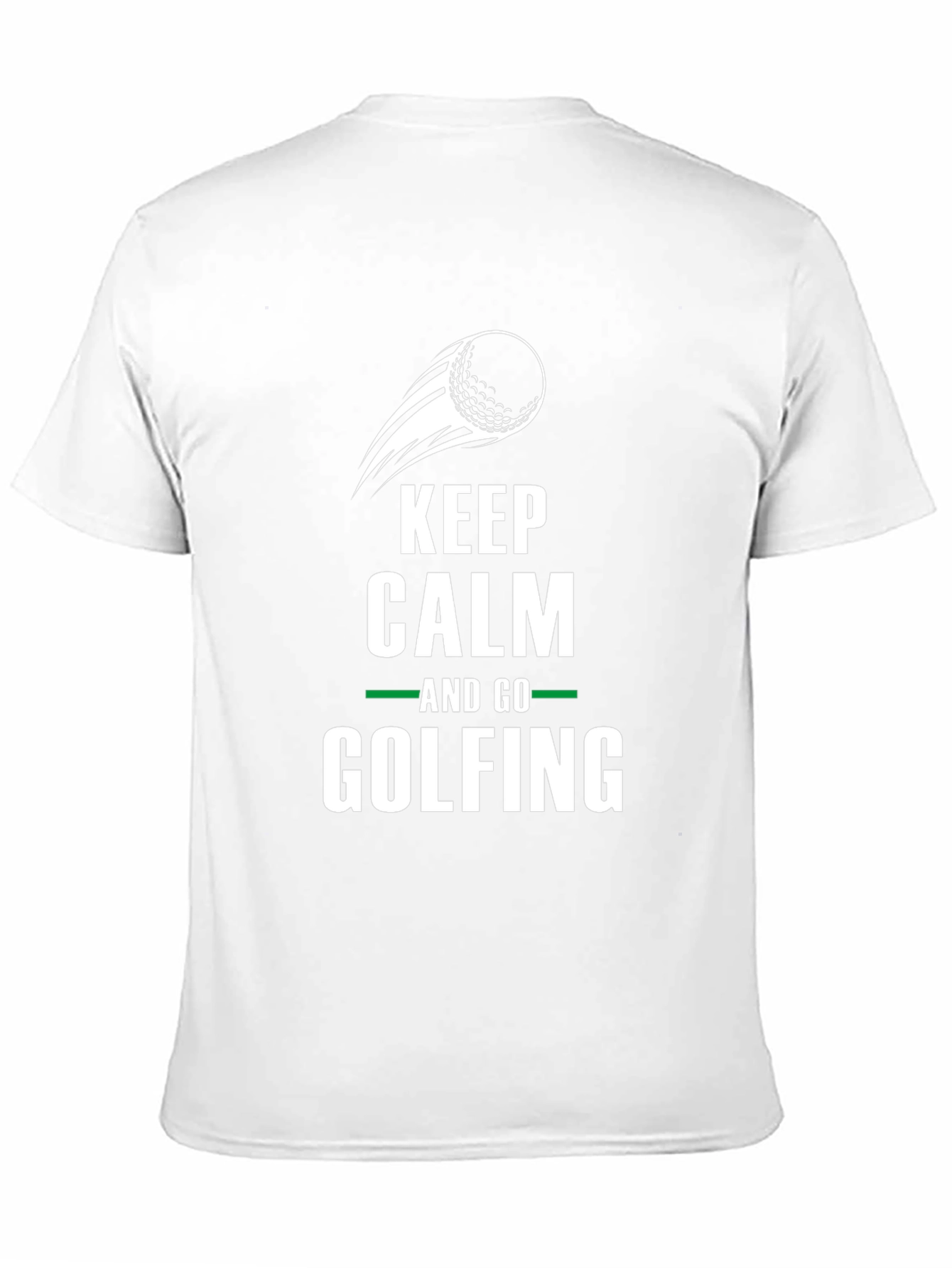 Keep Calm and Go Golfing Graphic Tee