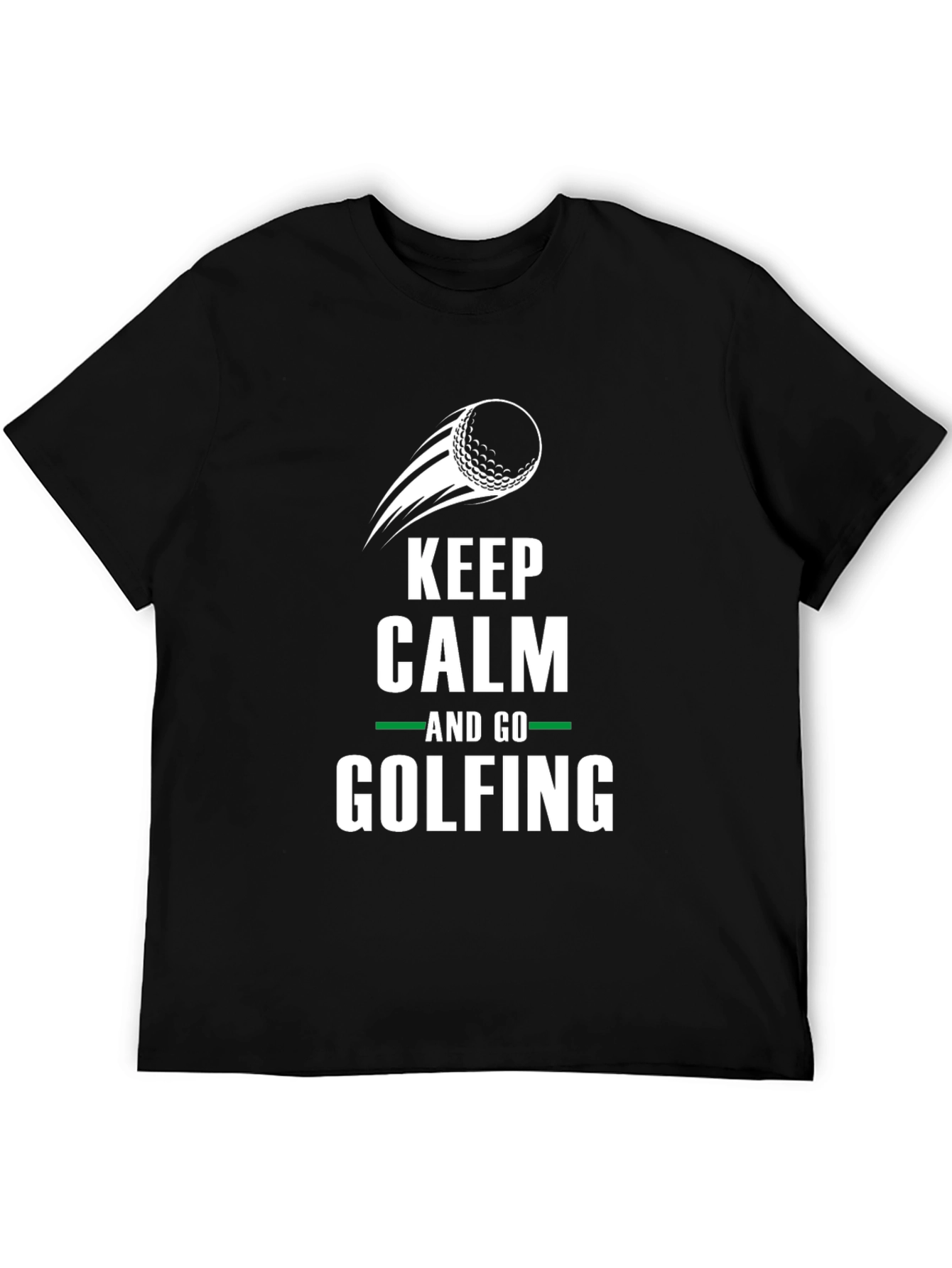 Keep Calm and Go Golfing Graphic Tee
