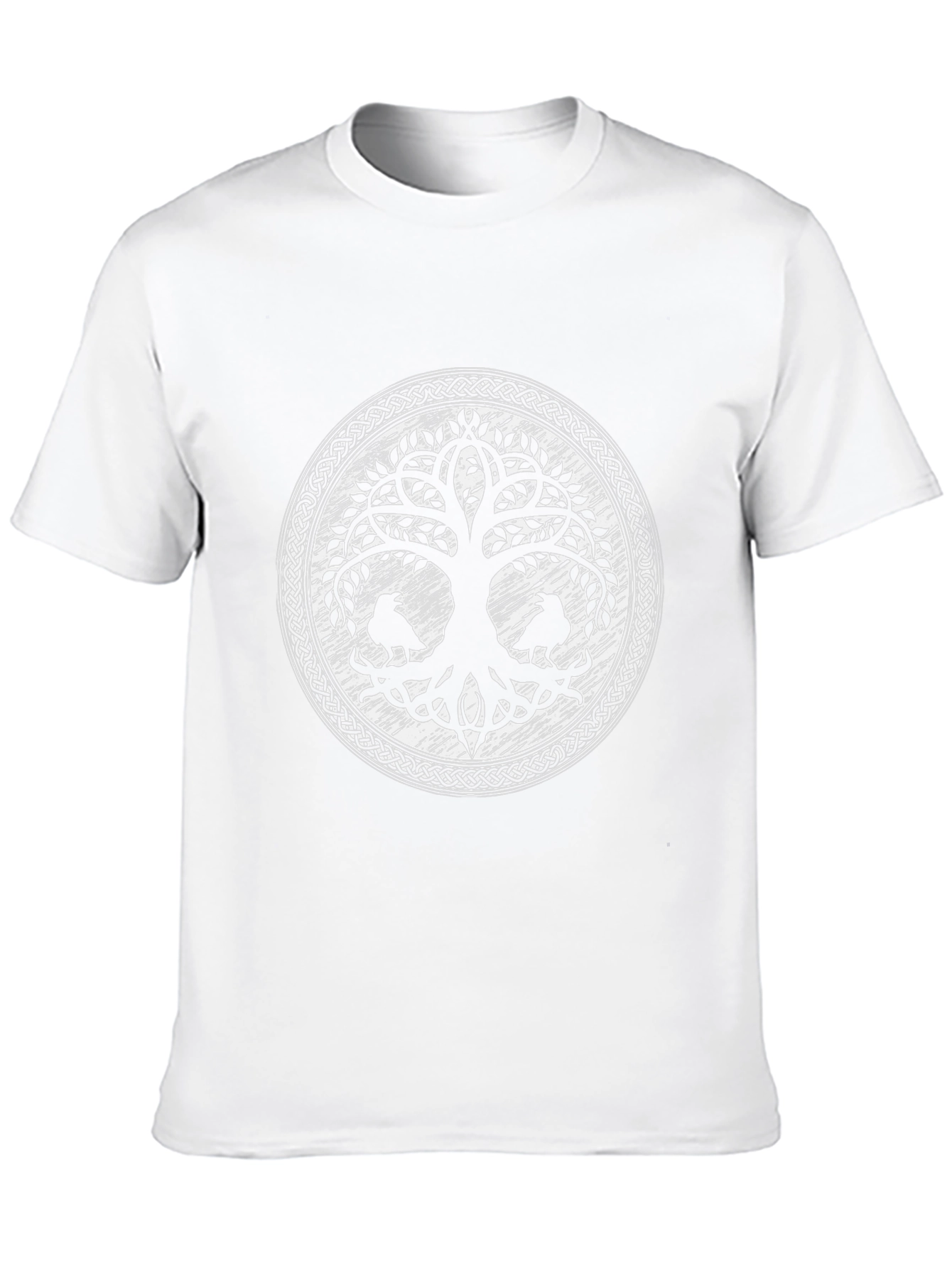 Yggdrasil Tree of Life Raven Graphic T-Shirt