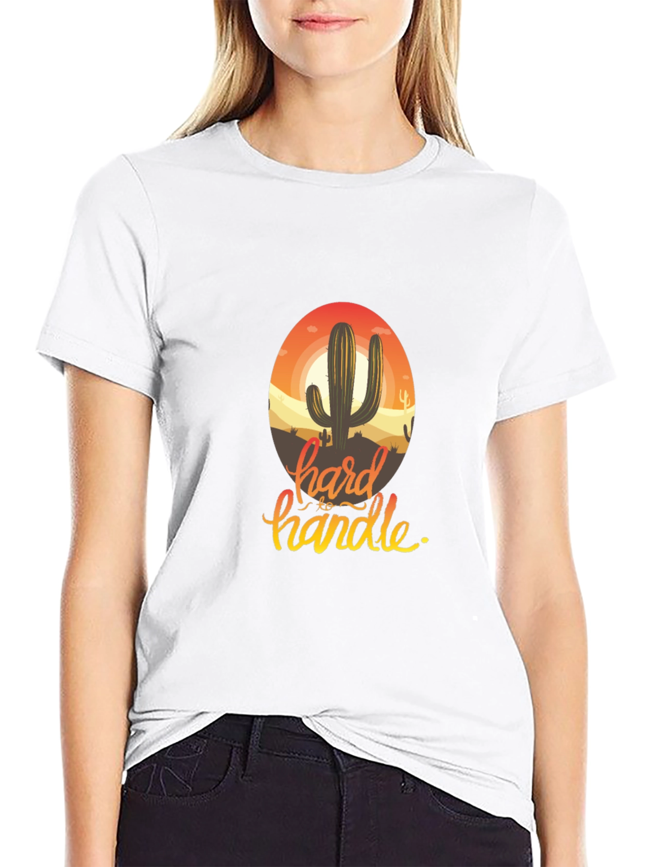 Hard to Handle Desert Cactus Graphic Tee