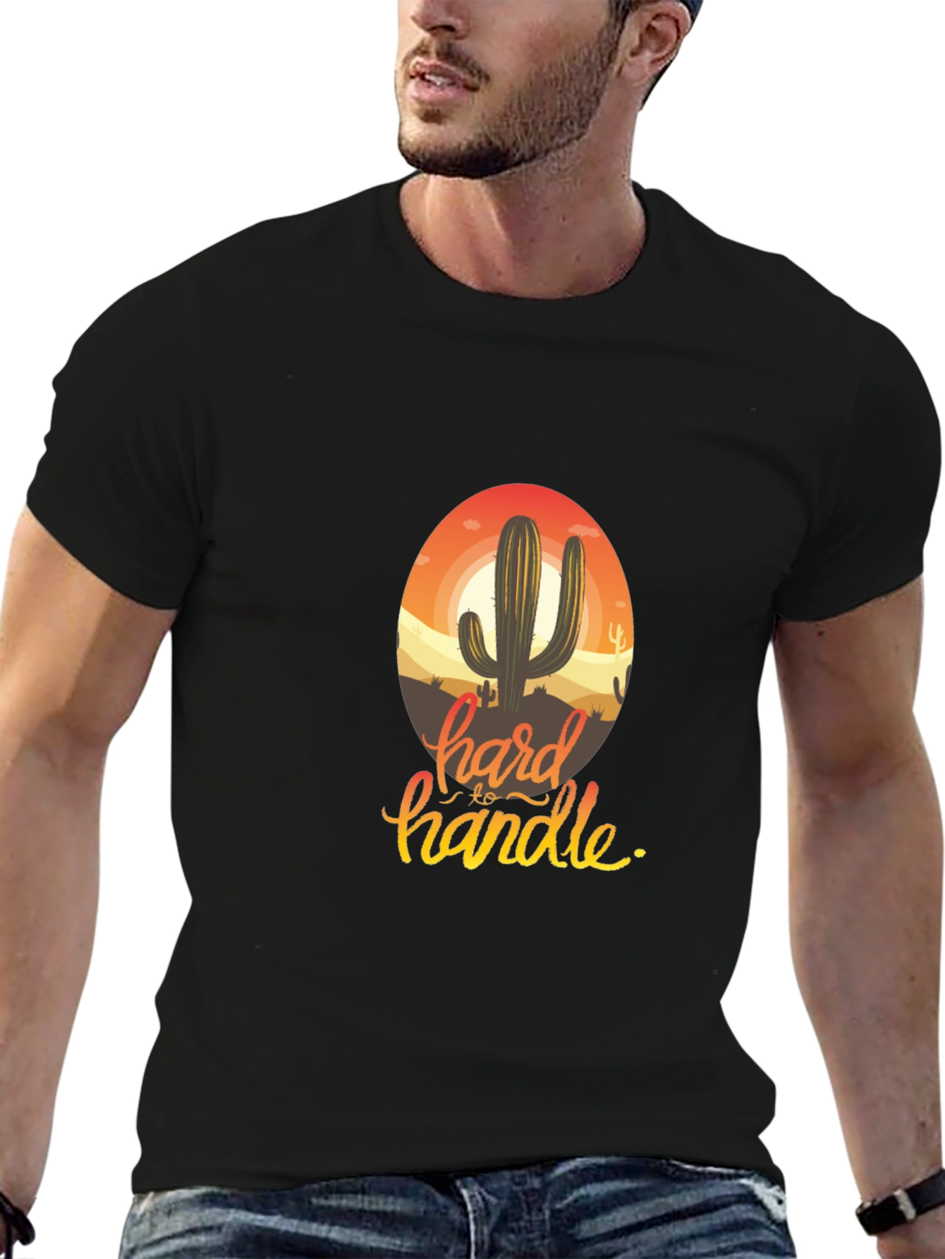 Hard to Handle Desert Cactus Graphic Tee