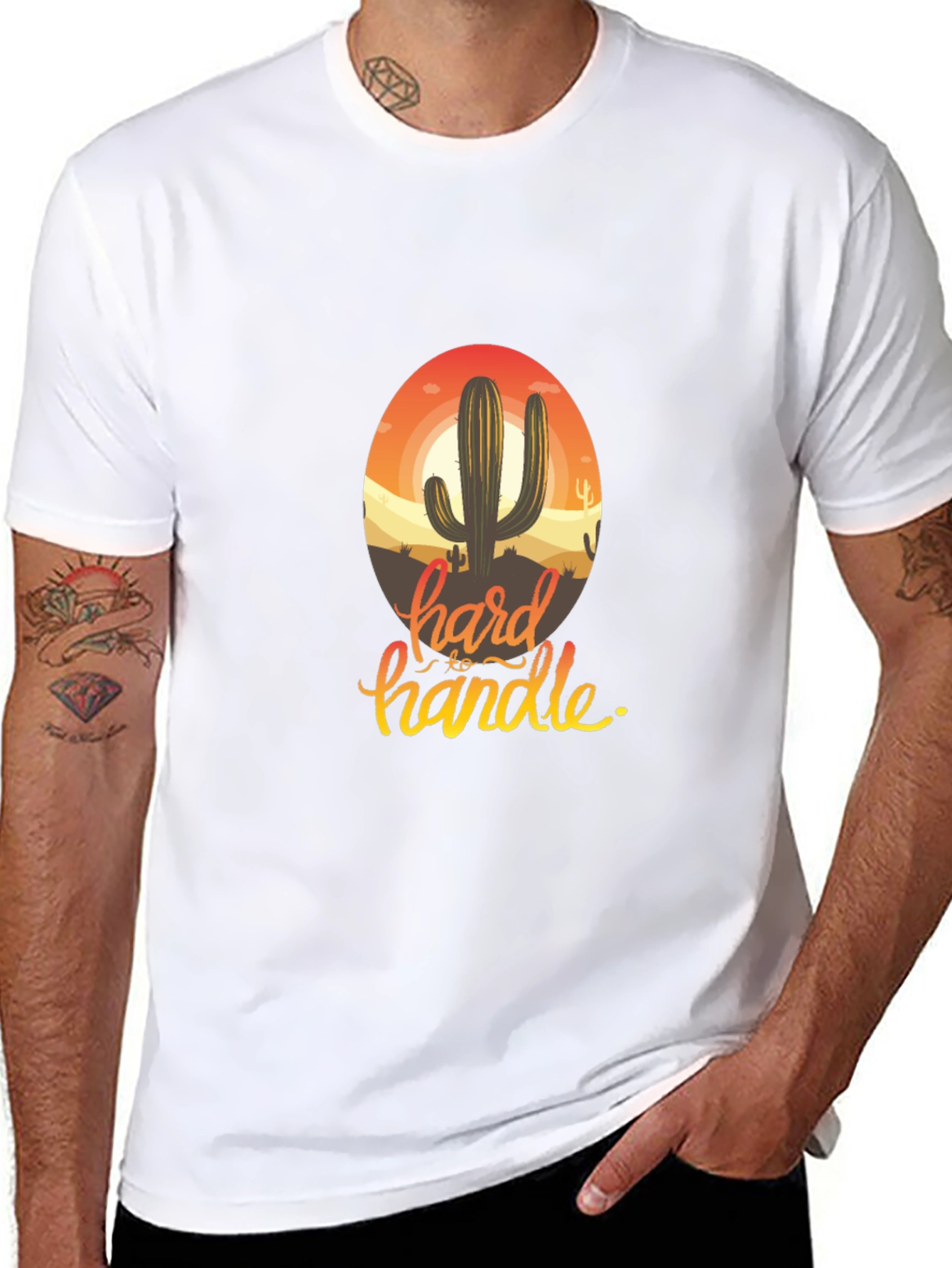 Hard to Handle Desert Cactus Graphic Tee
