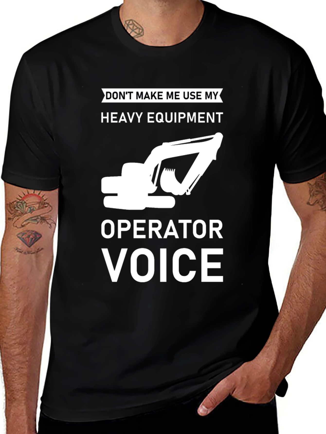 Heavy Equipment Operator T-Shirt - Funny Construction Tee