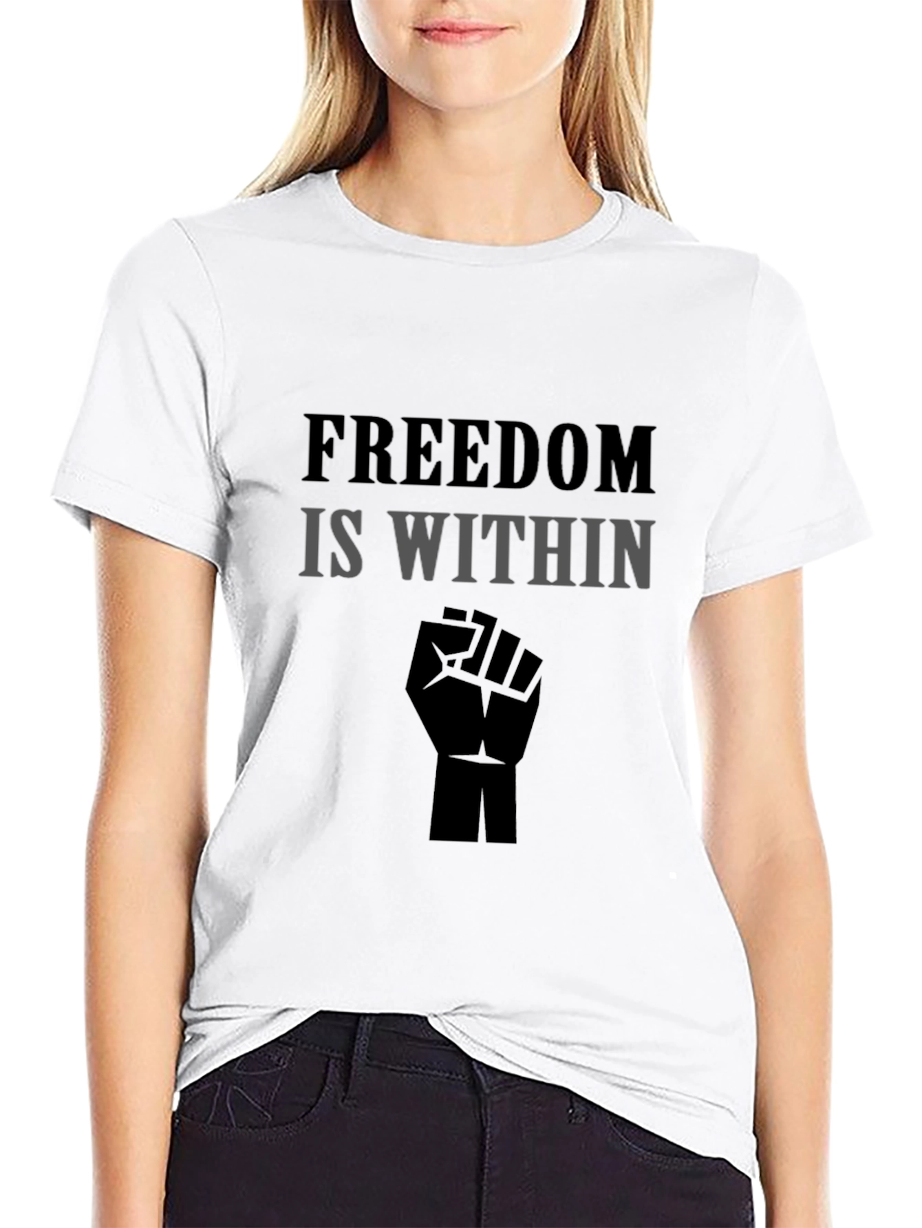 Freedom Within Black T-Shirt