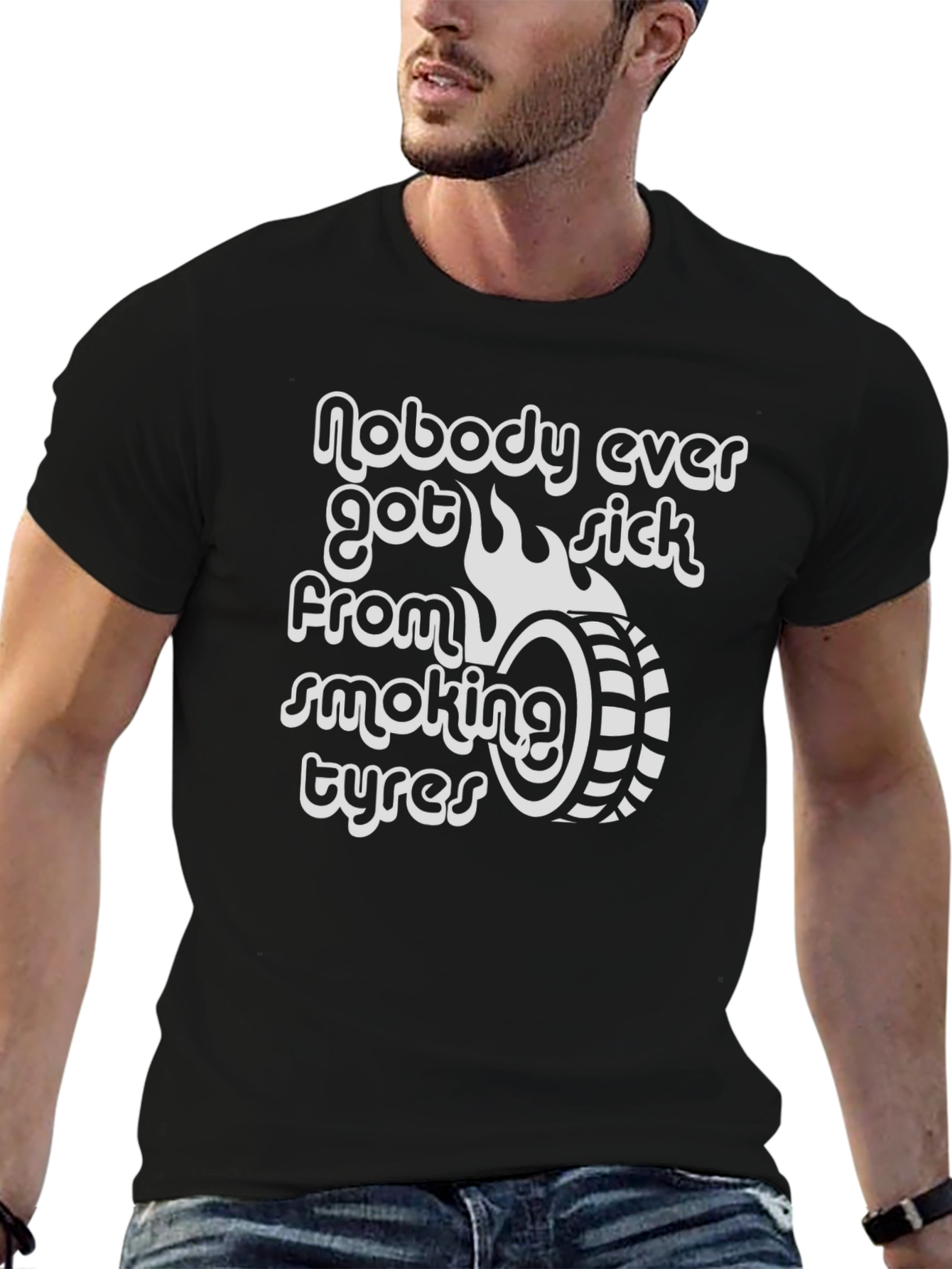 Smoking Tyres T-Shirt - Car Enthusiast Tee