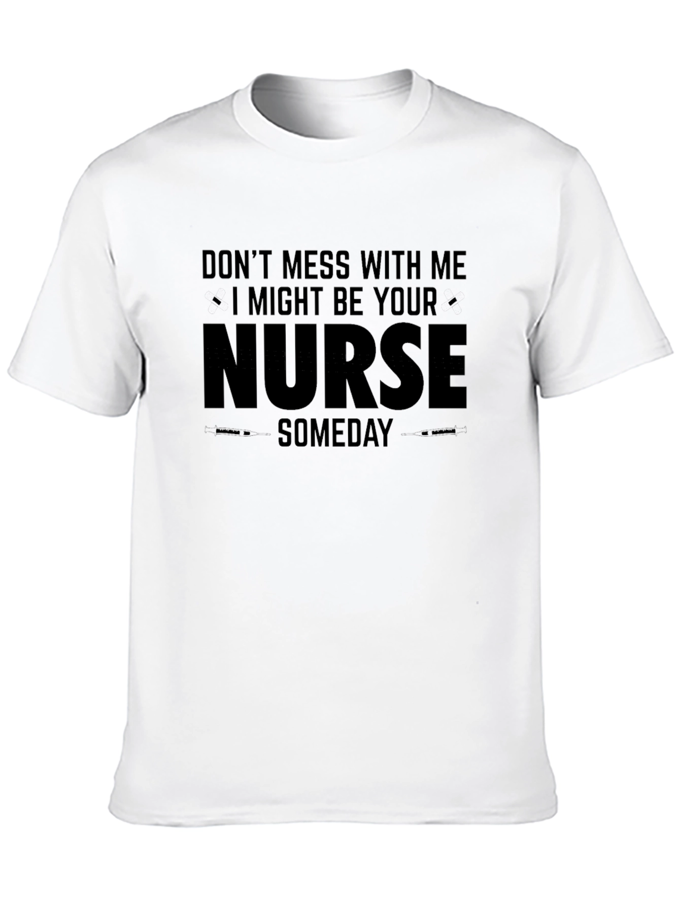 Nurse Someday Black Graphic T-Shirt