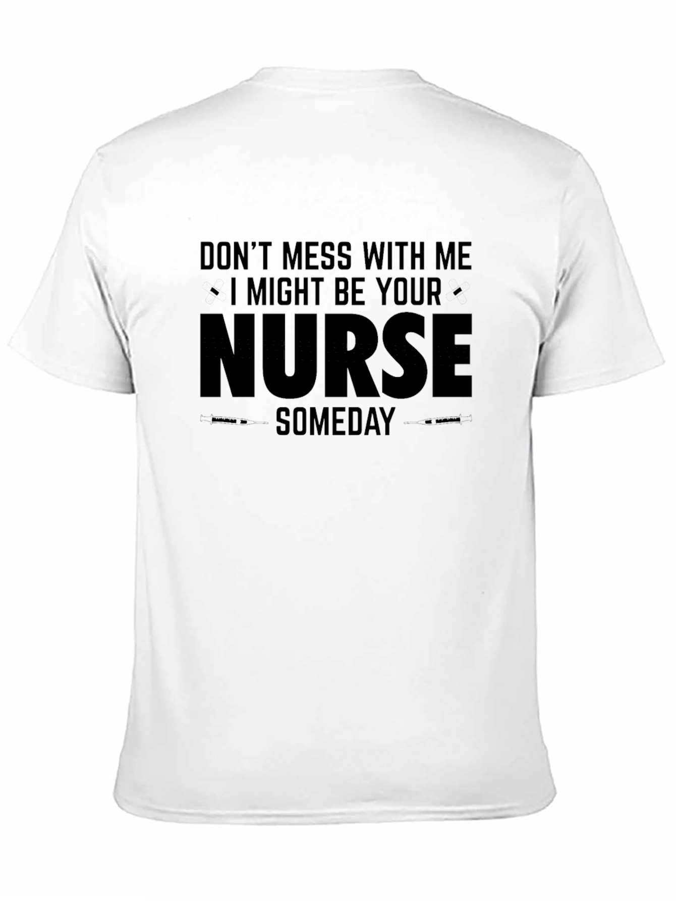 Nurse Someday Black Graphic T-Shirt