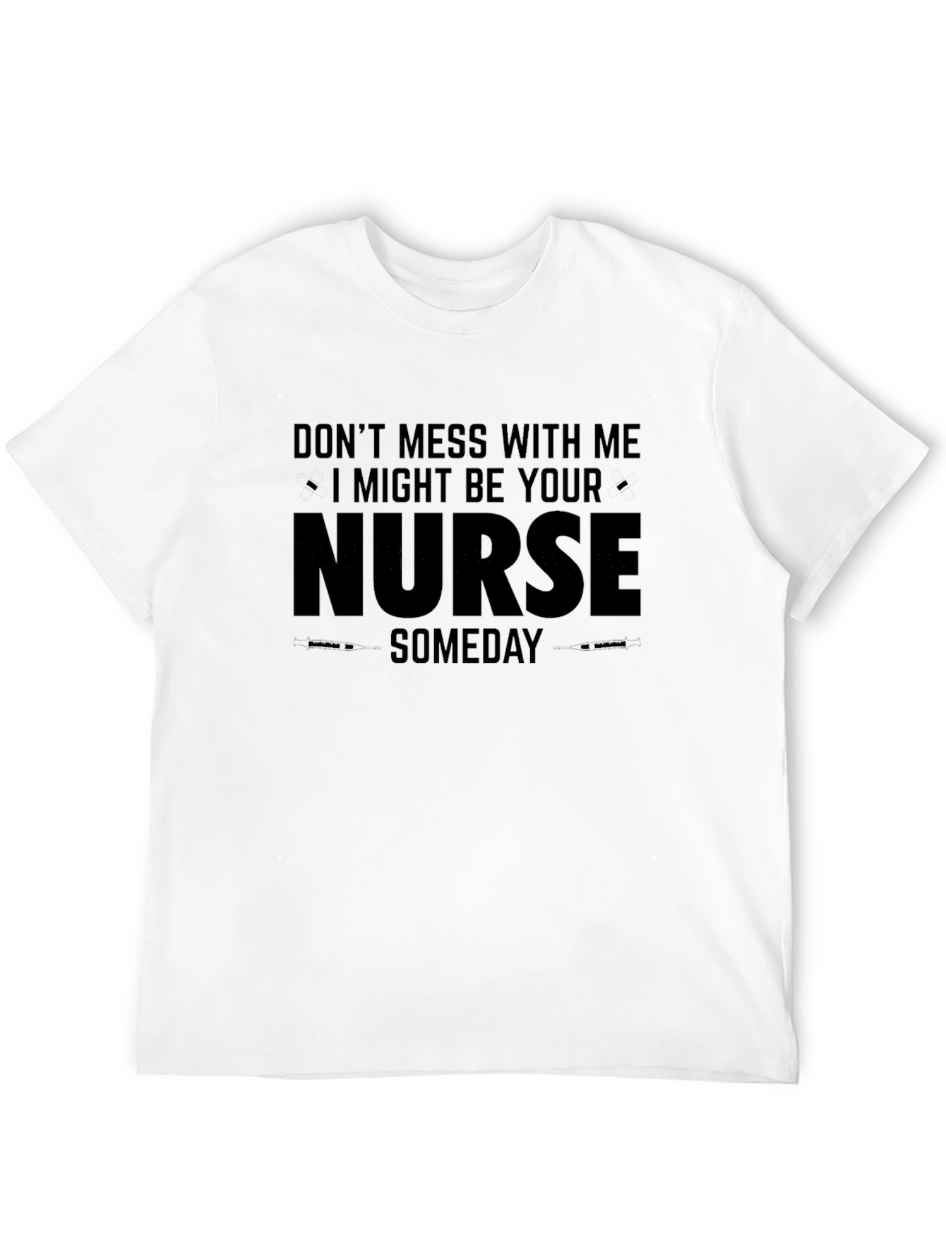 Nurse Someday Black Graphic T-Shirt