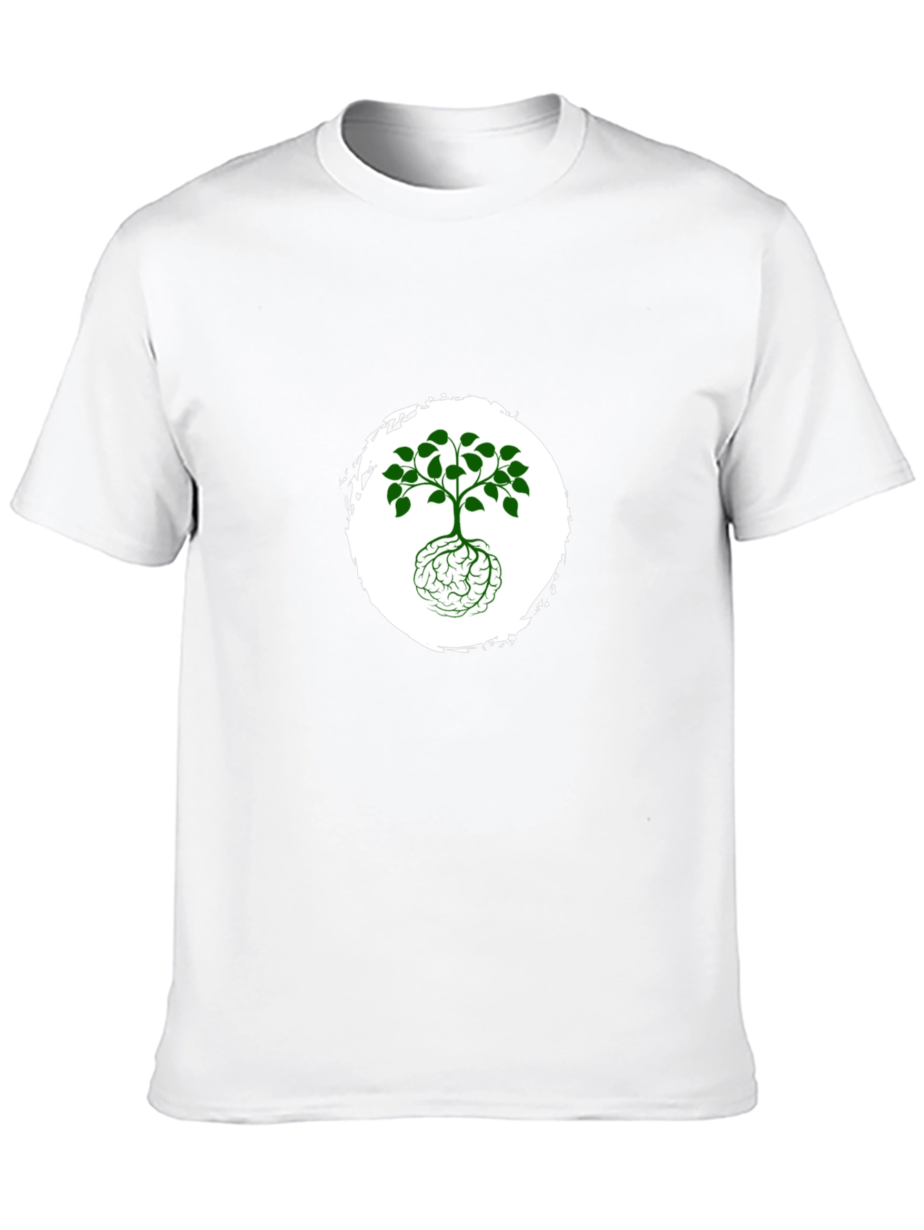 Brain Tree Graphic Black T-Shirt