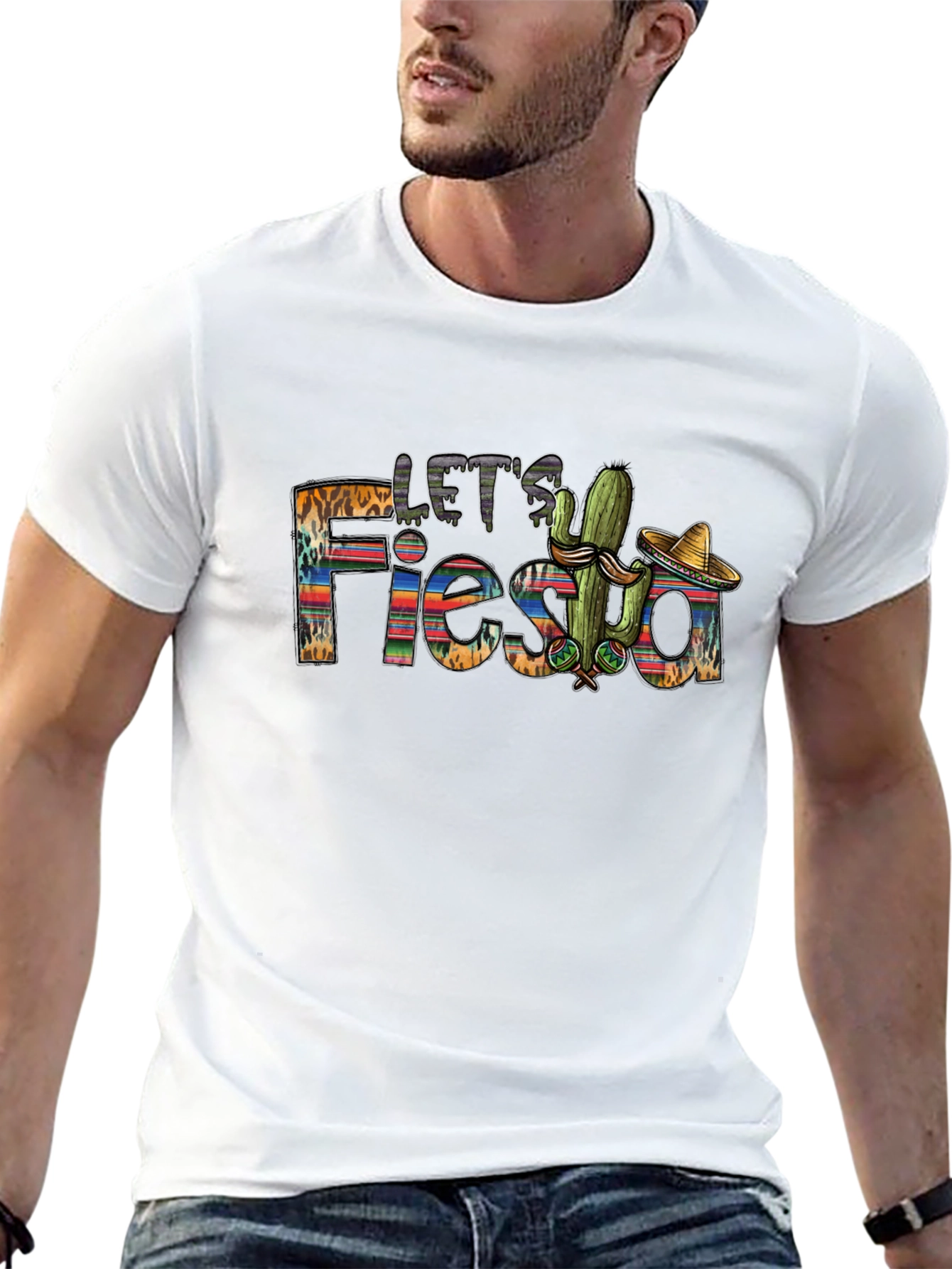 Lets Fiesta Graphic T-Shirt