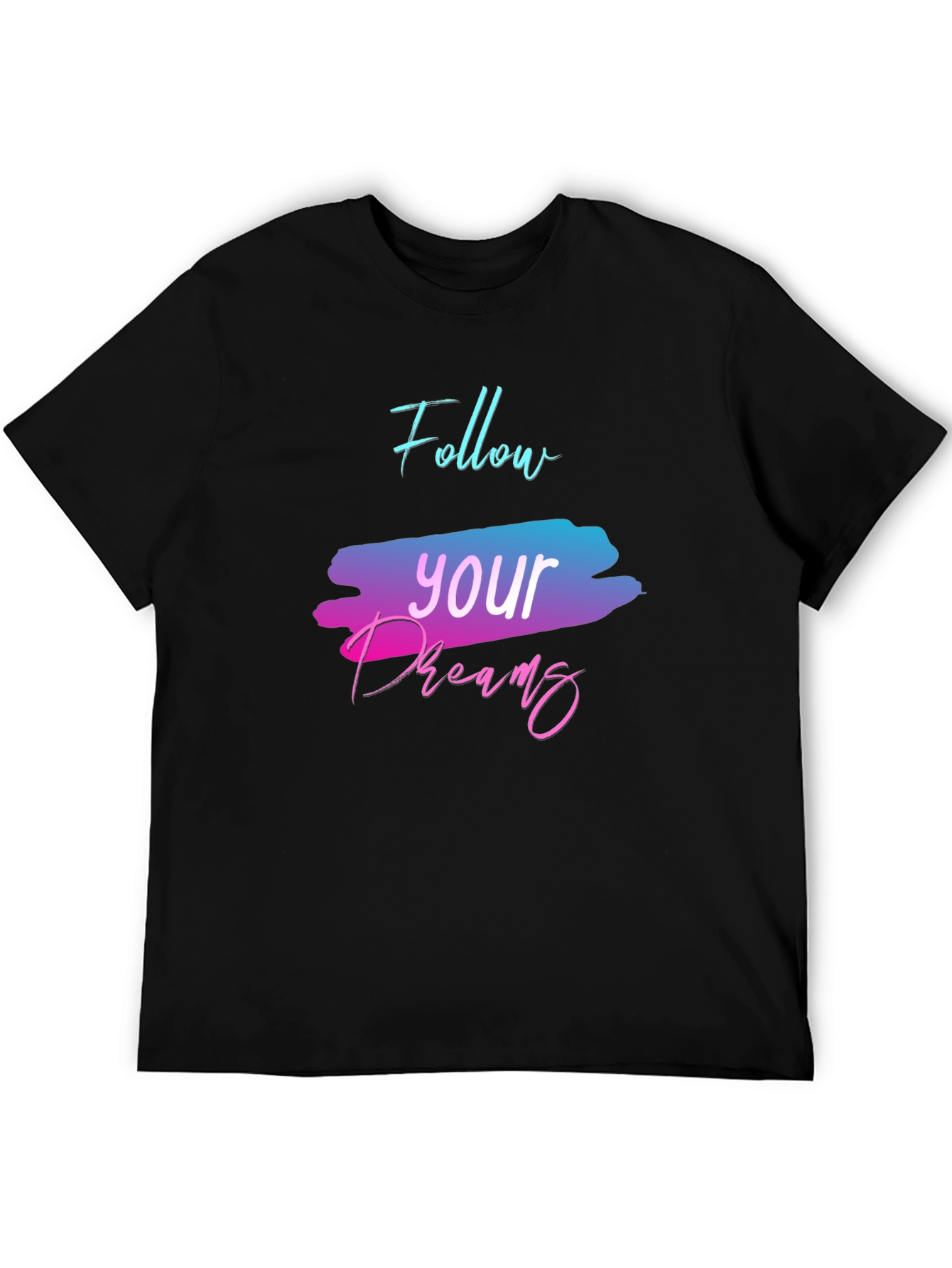 Follow Your Dreams Graphic Tee - Black