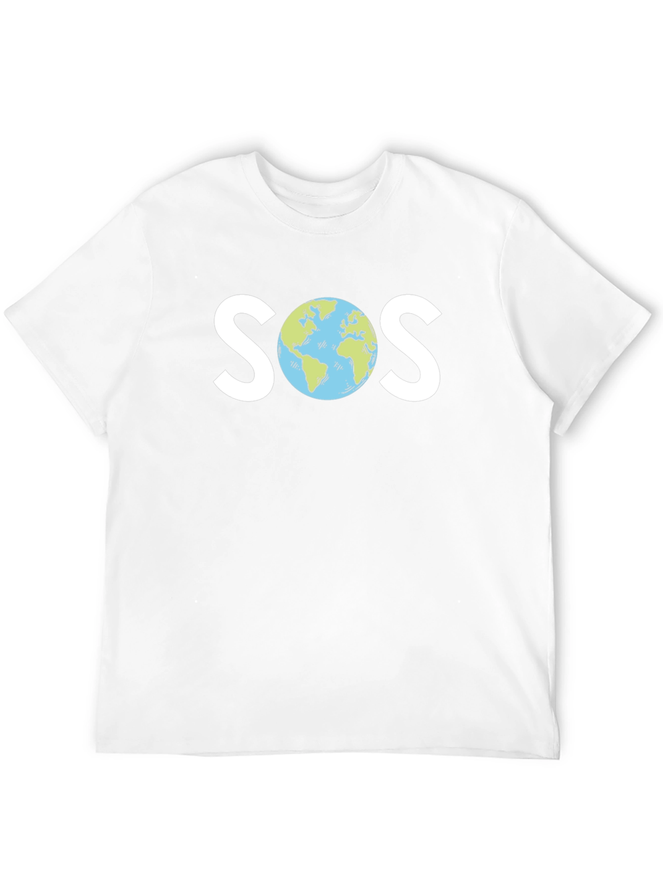 SOS Earth Graphic T-Shirt - Save Our Planet Tee
