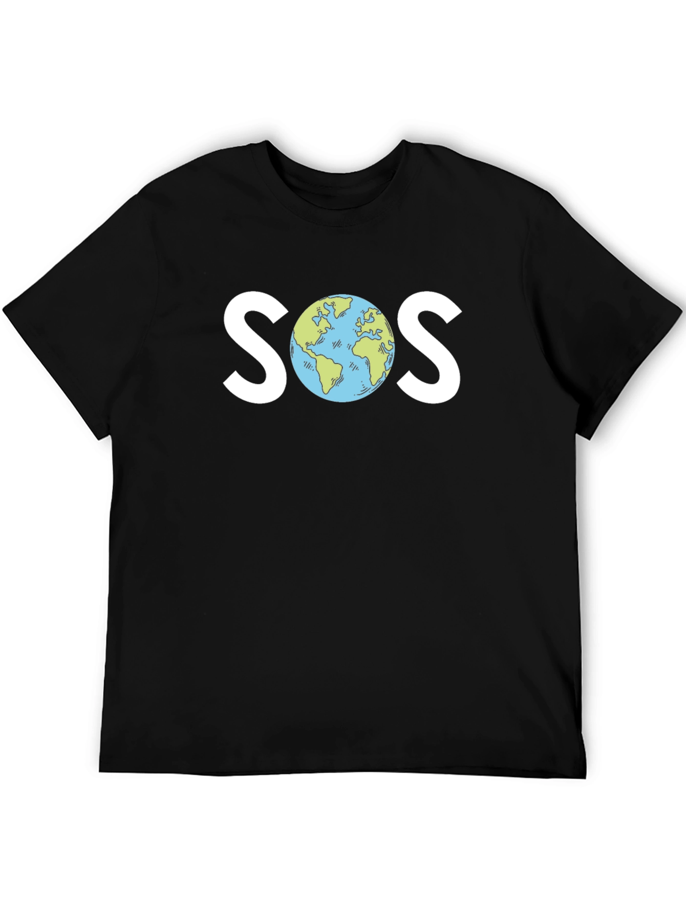 SOS Earth Graphic T-Shirt - Save Our Planet Tee