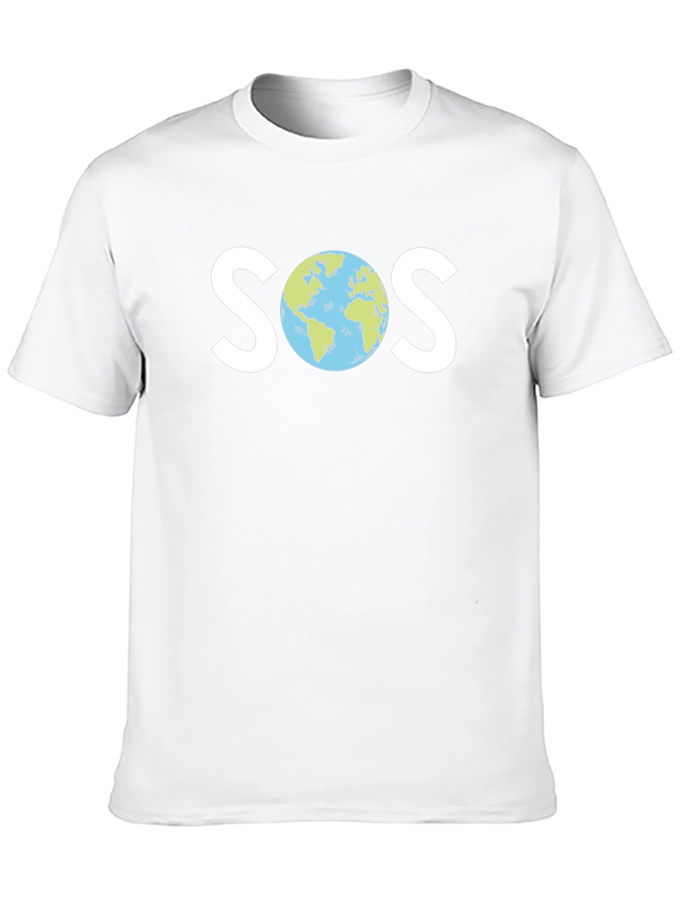 SOS Earth Graphic T-Shirt - Save Our Planet Tee