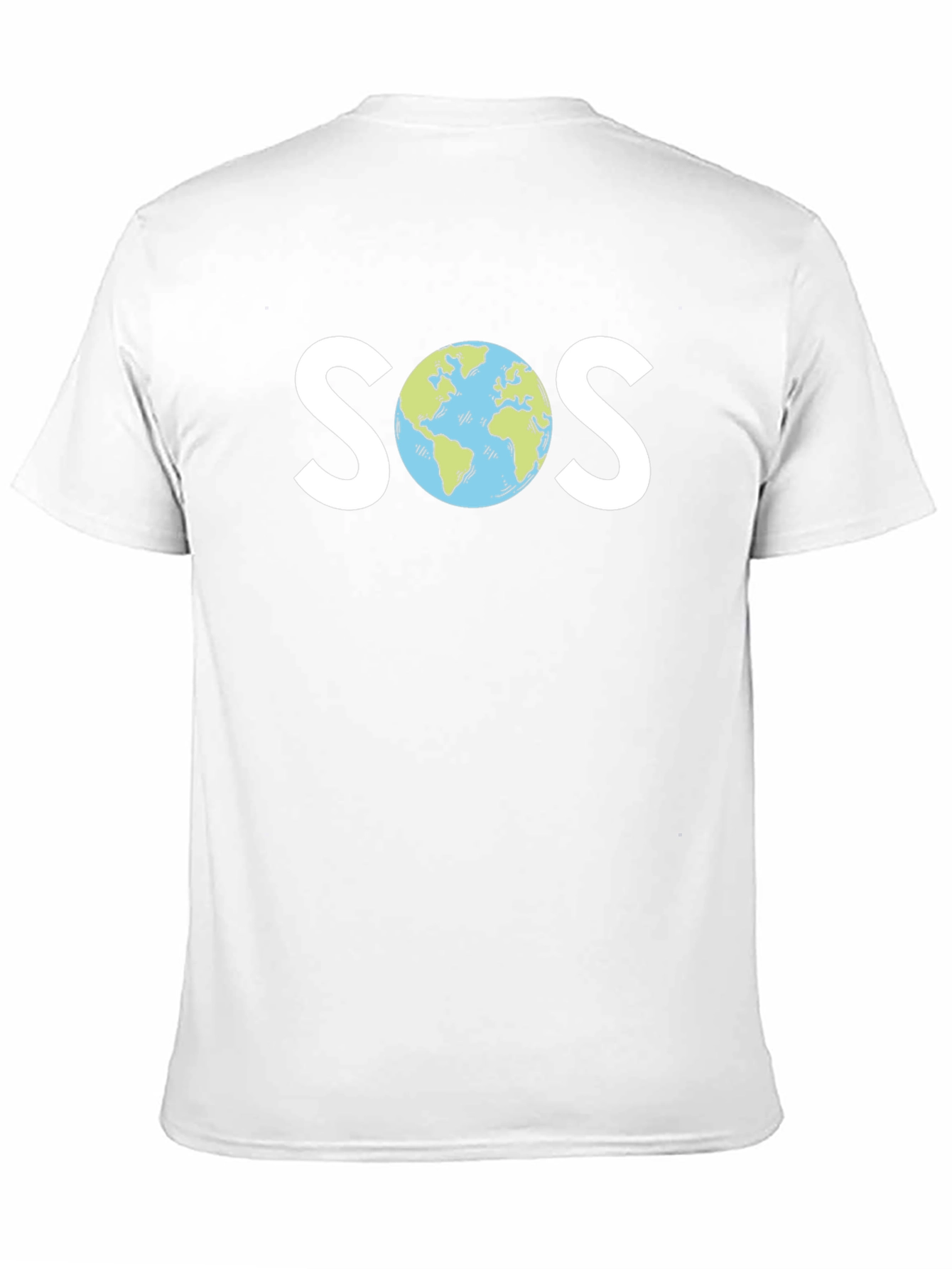 SOS Earth Graphic T-Shirt - Save Our Planet Tee