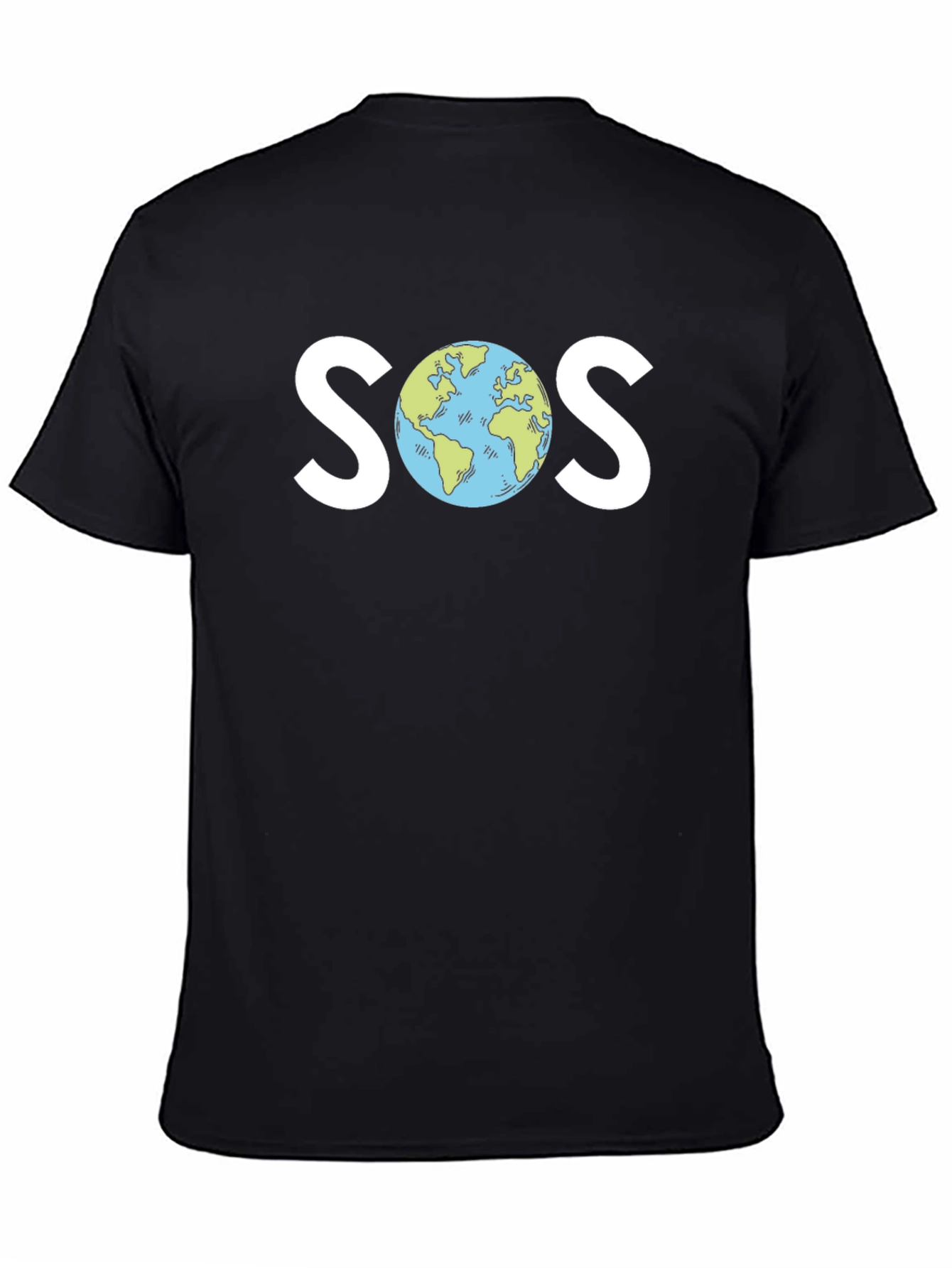 SOS Earth Graphic T-Shirt - Save Our Planet Tee