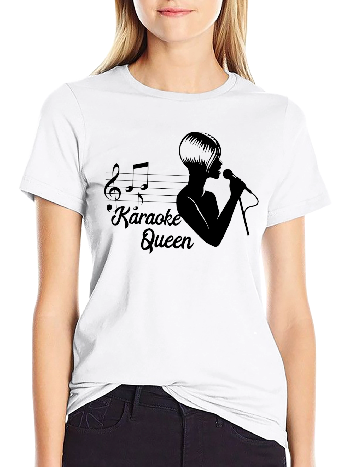 Karaoke Queen T-Shirt - Sing Your Heart Out!