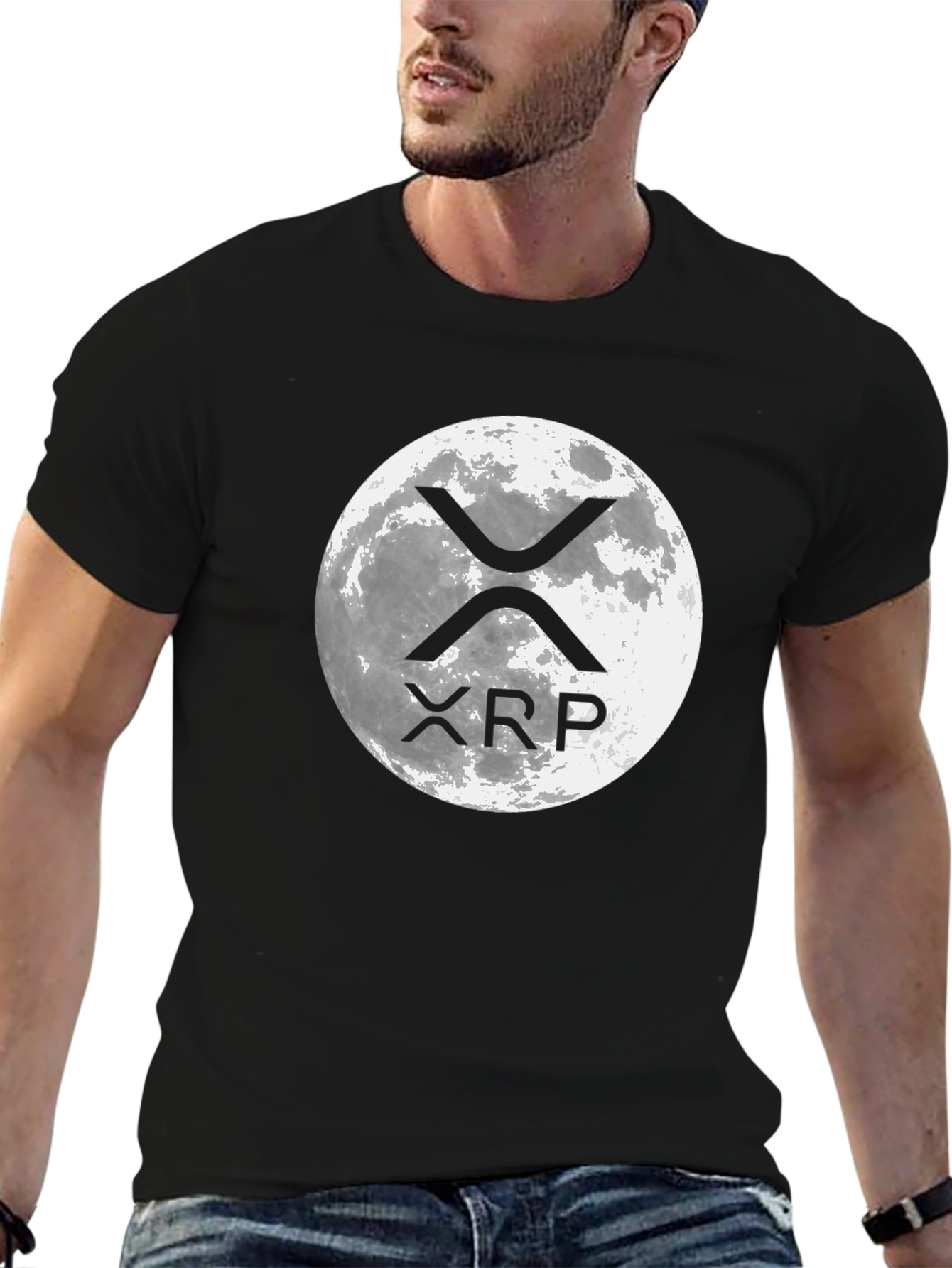 XRP Moon T-Shirt - Crypto HODL Apparel