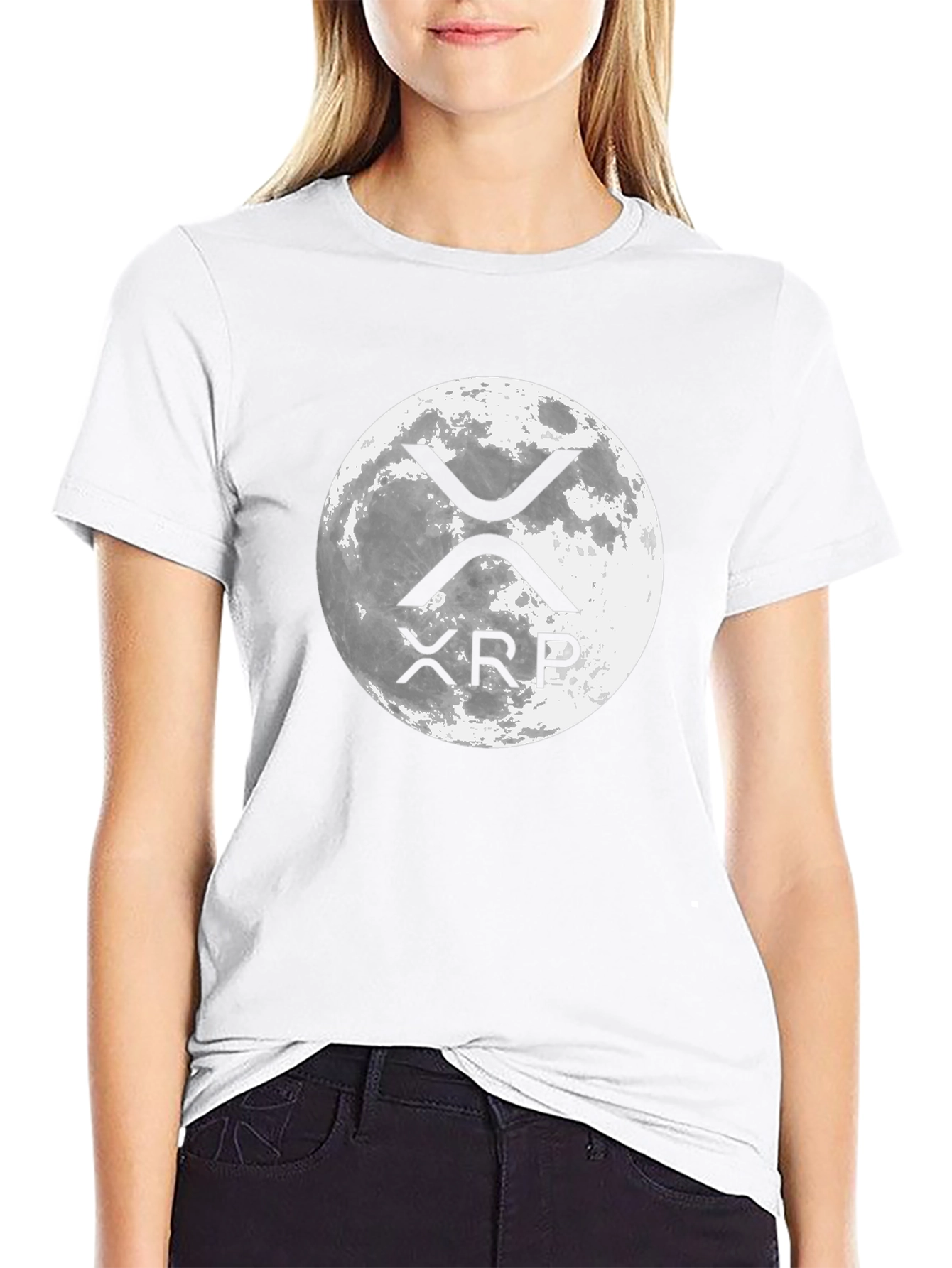 XRP Moon T-Shirt - Crypto HODL Apparel