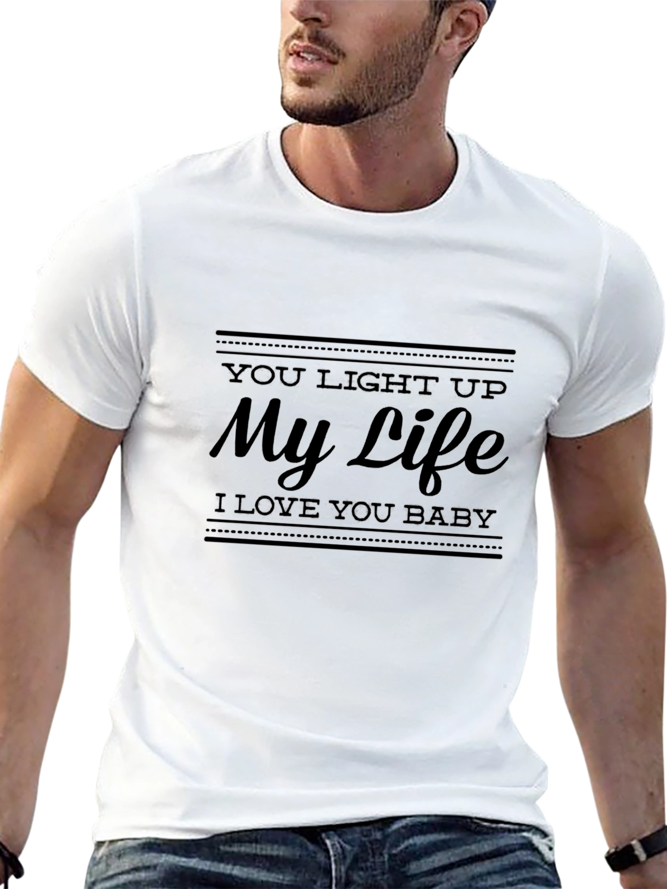 You Light Up My Life Black T-Shirt