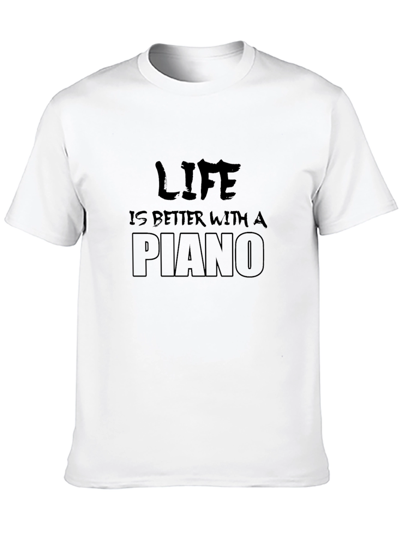 Life is Better With a Piano Graphic Tee