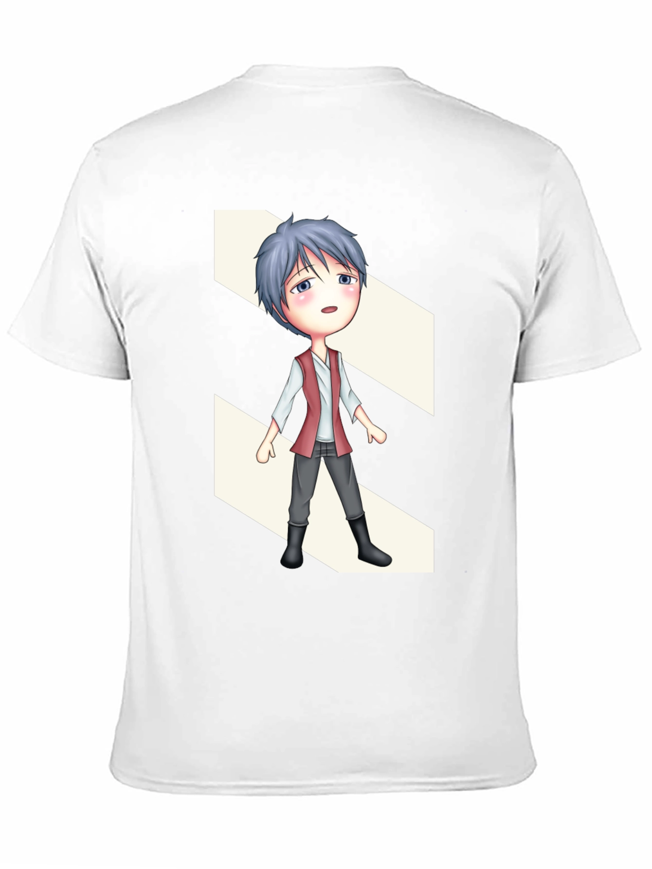 Anime Character Graphic Black T-Shirt