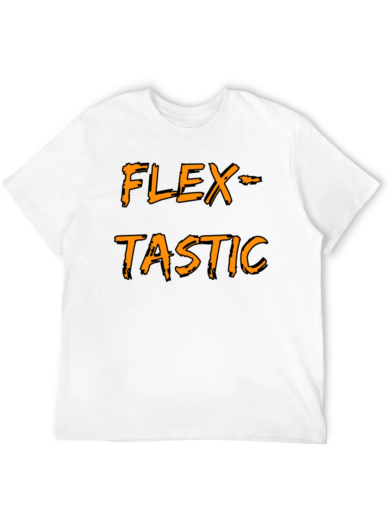 Flex-tastic Graphic Tee - Black Cotton Comfort