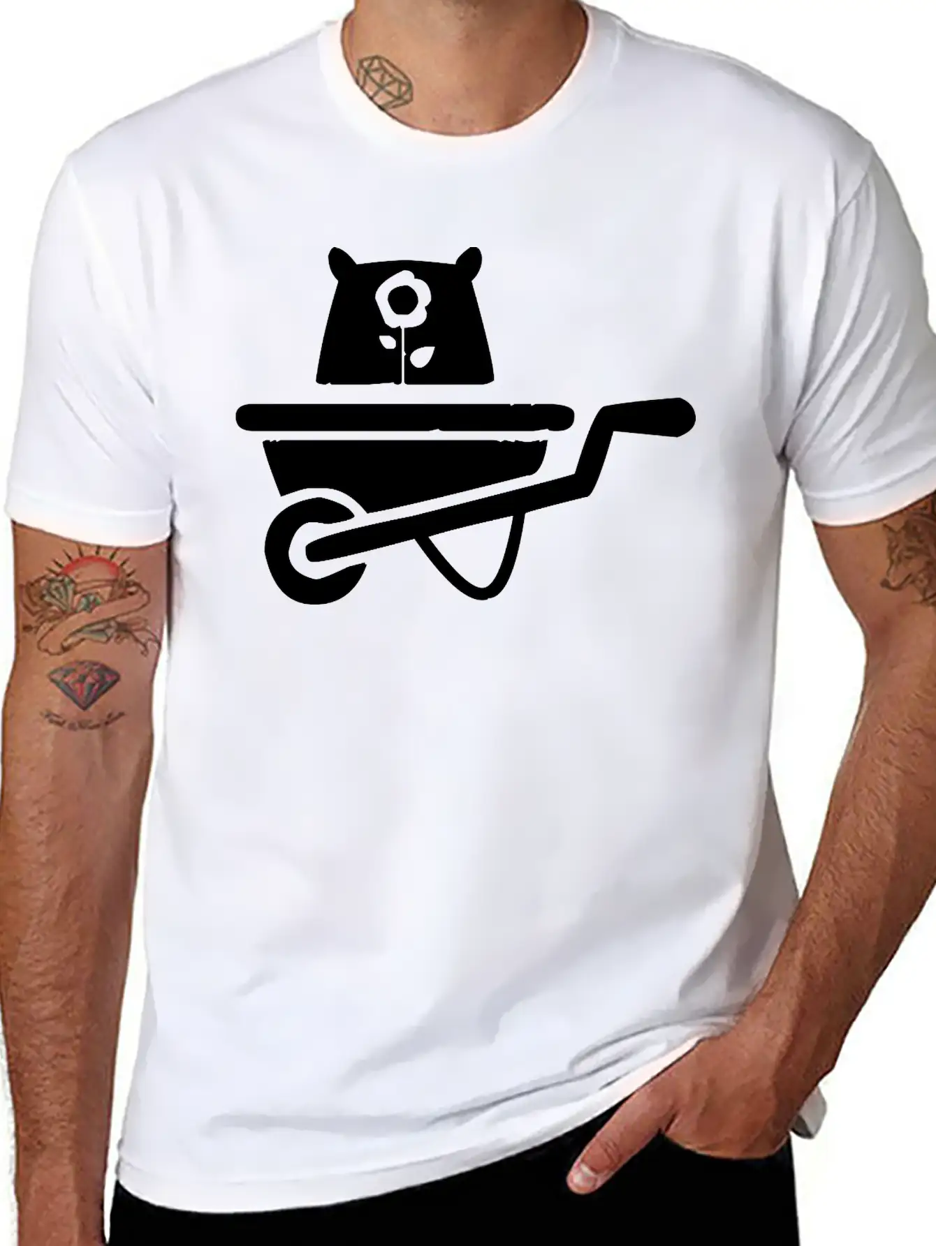 Gardening Equipment Unisex Casual T-Shirt – Clean Design For Daily Comfort