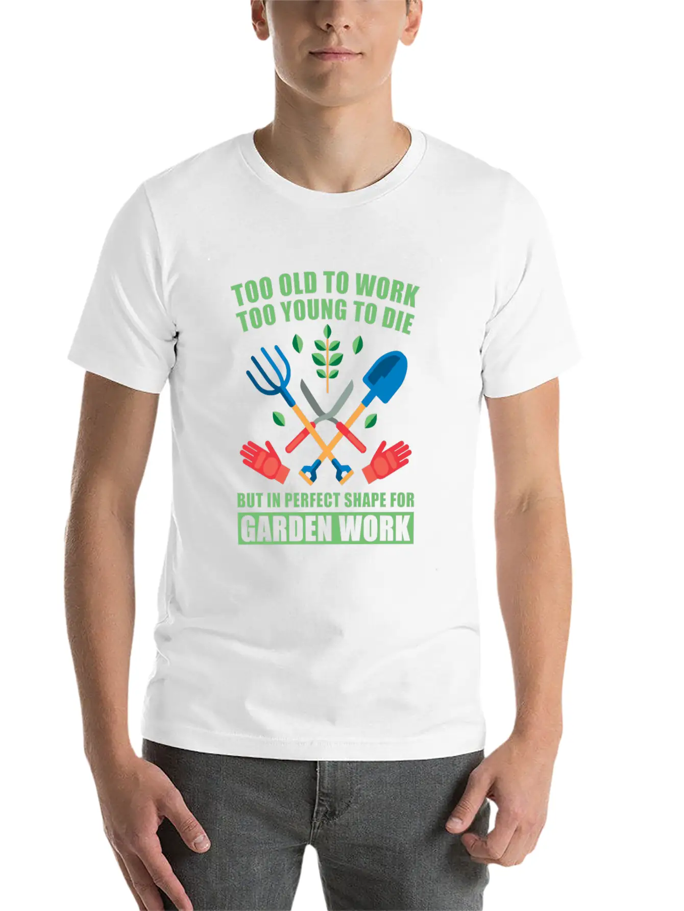 Gardening Garden Gardener Unisex Casual T-Shirt – Clean Design For Daily Comfort