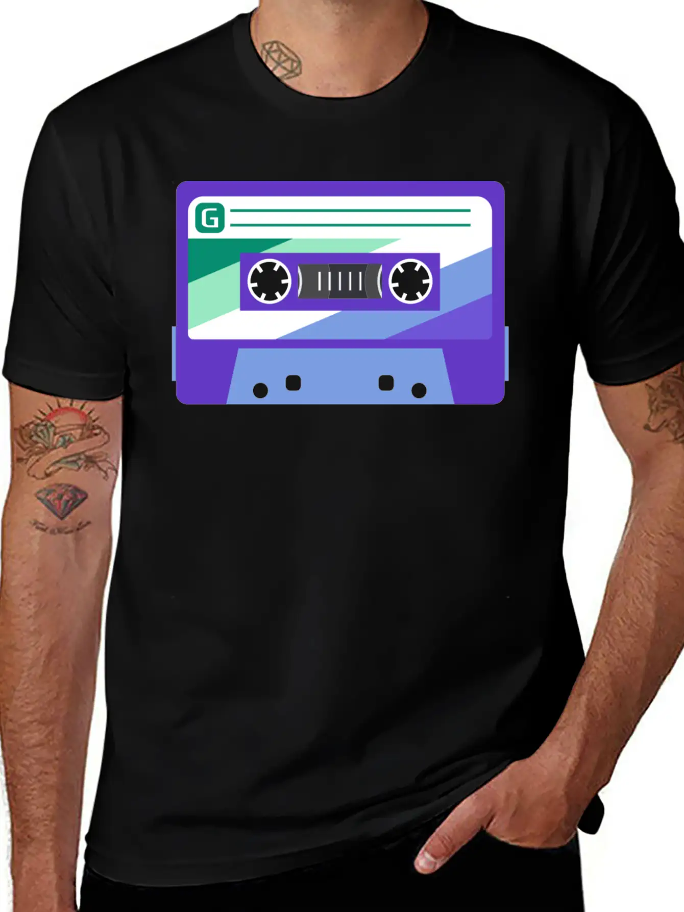 Gay Pride Mixtape Unisex Casual T-Shirt – Clean Design For Daily Comfort