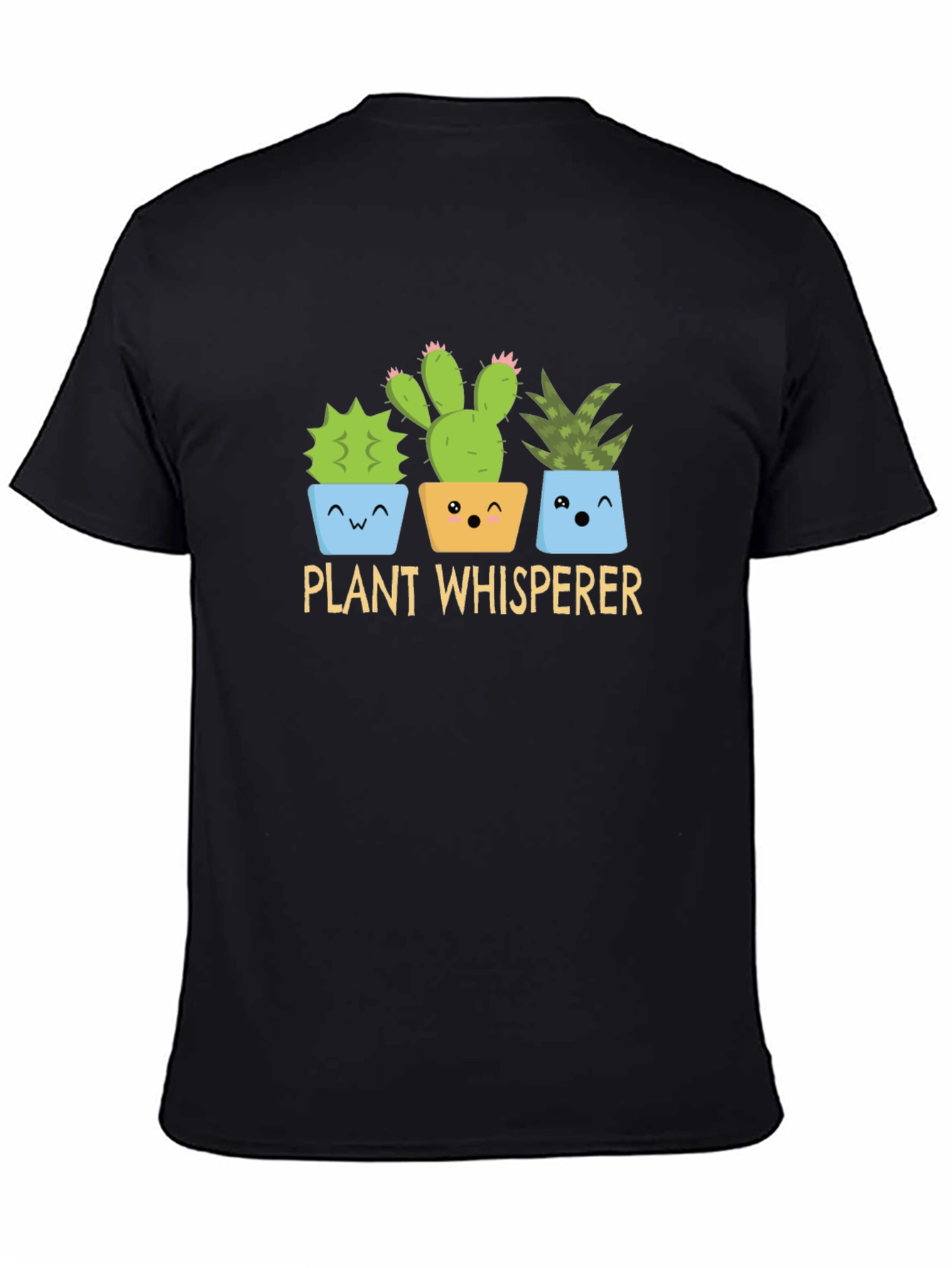 Plant Whisperer Graphic T-Shirt - Cute Cactus Design