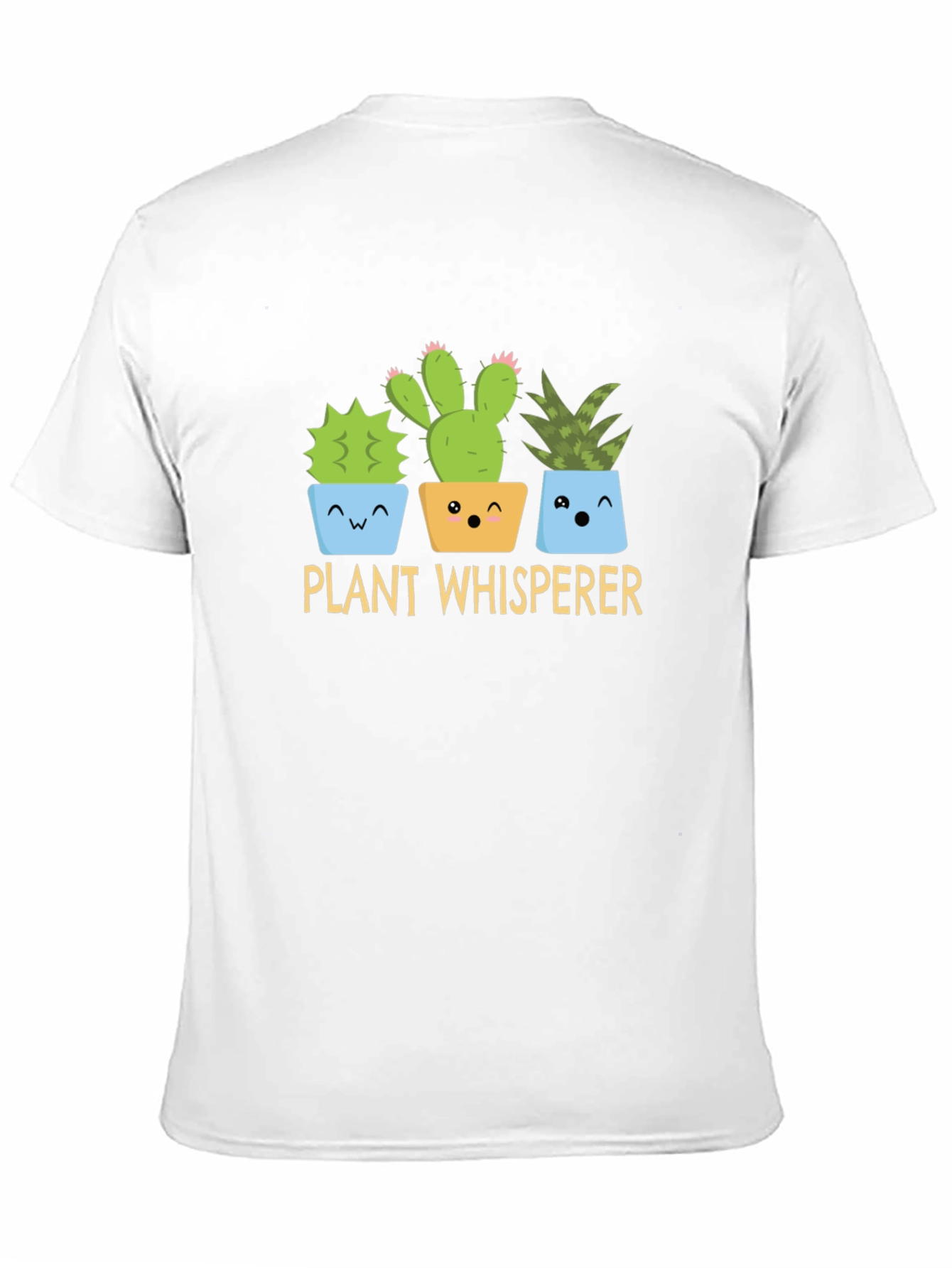 Plant Whisperer Graphic T-Shirt - Cute Cactus Design