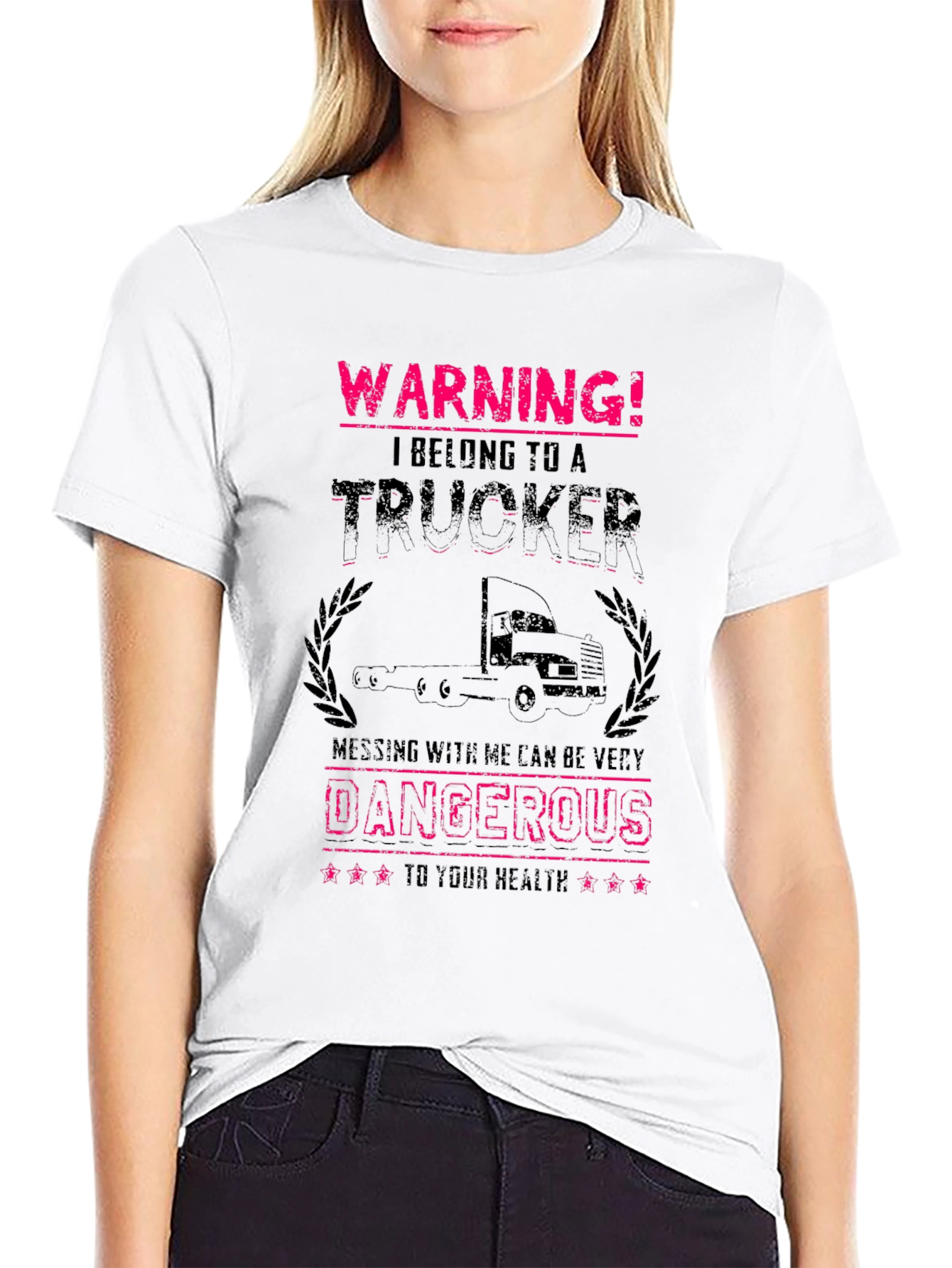 Warning! Trucker T-Shirt