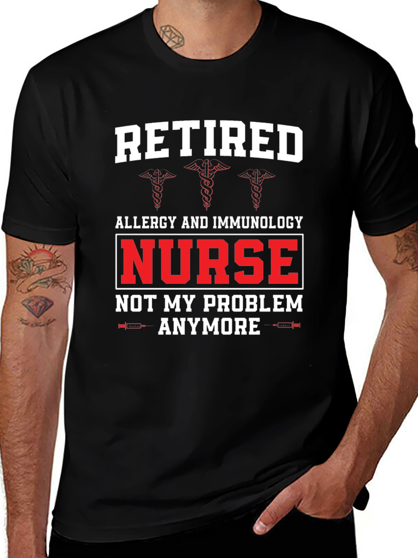 Retired Nurse T-Shirt - Allergy & Immunology