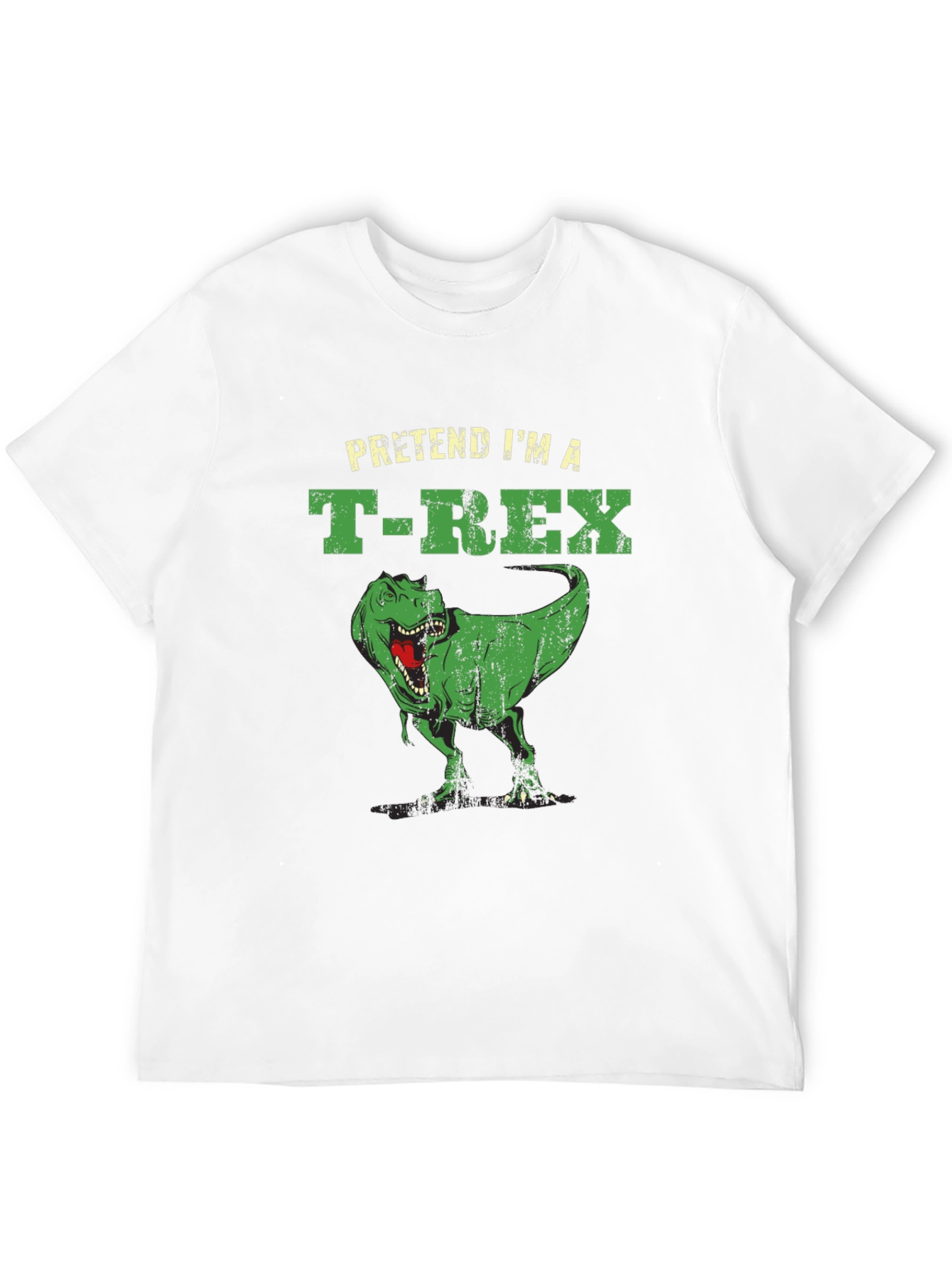 Pretend Im a T-Rex Funny Black T-Shirt