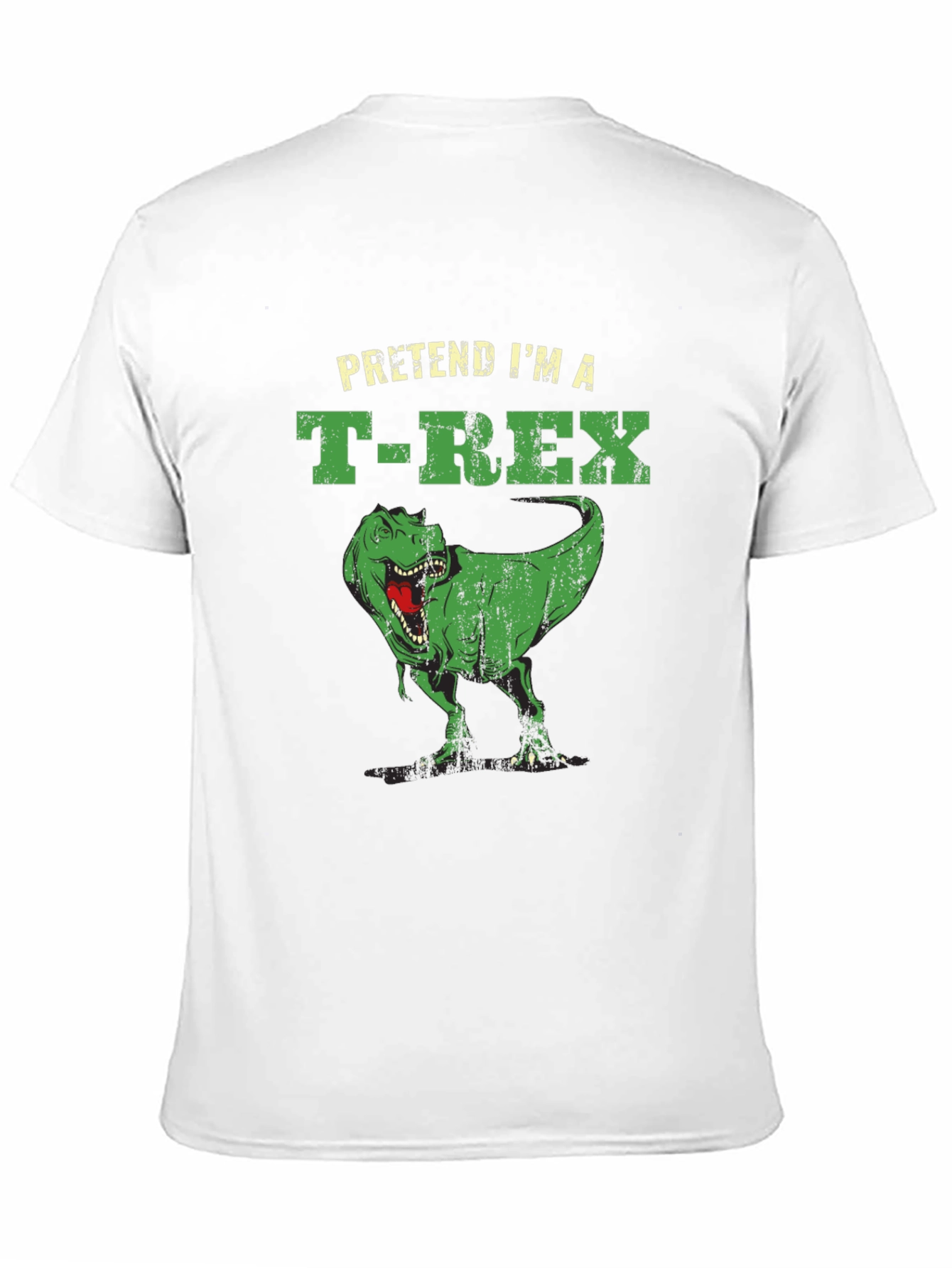 Pretend Im a T-Rex Funny Black T-Shirt