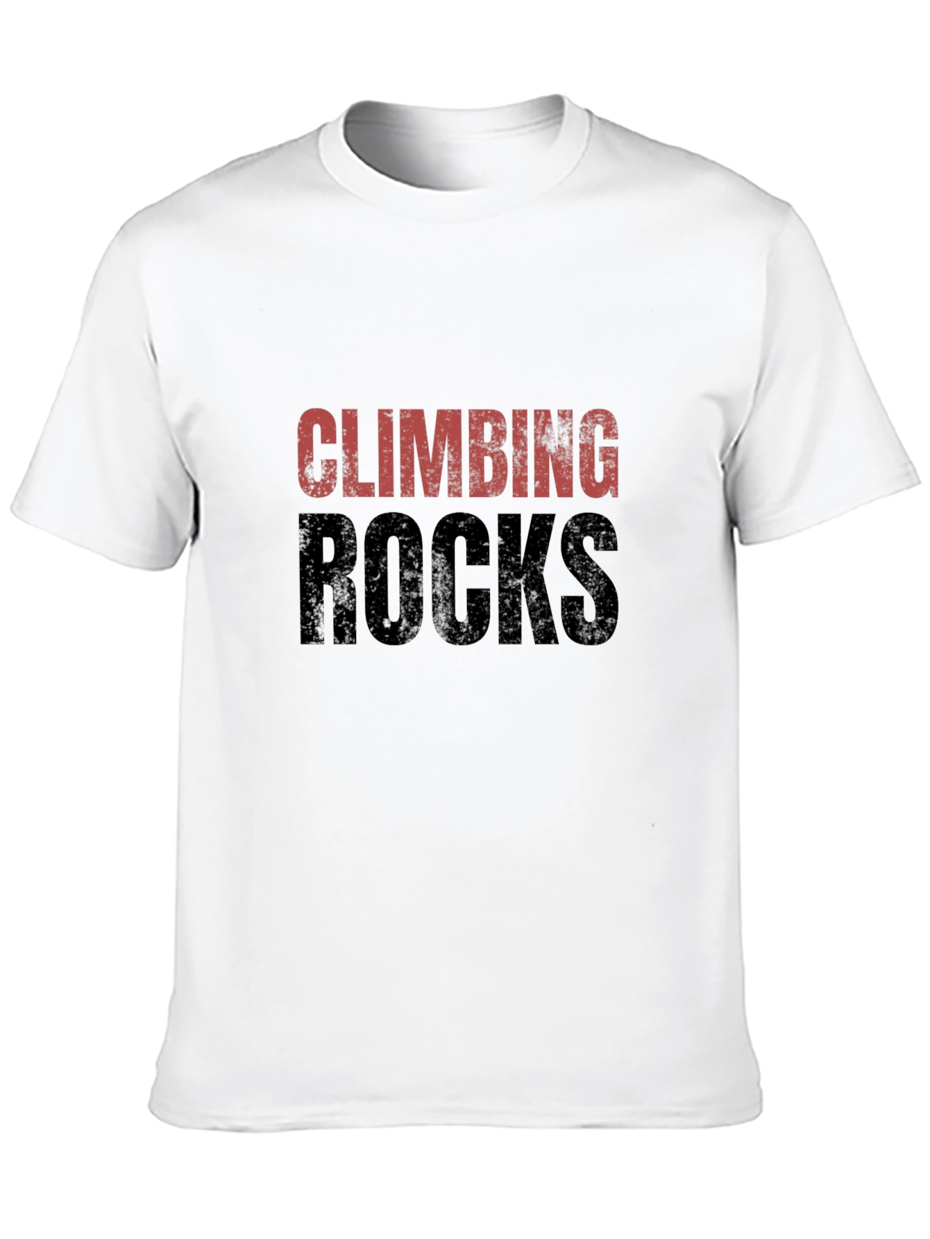 Climbing Rocks Graphic Tee - Sporty Black T-Shirt