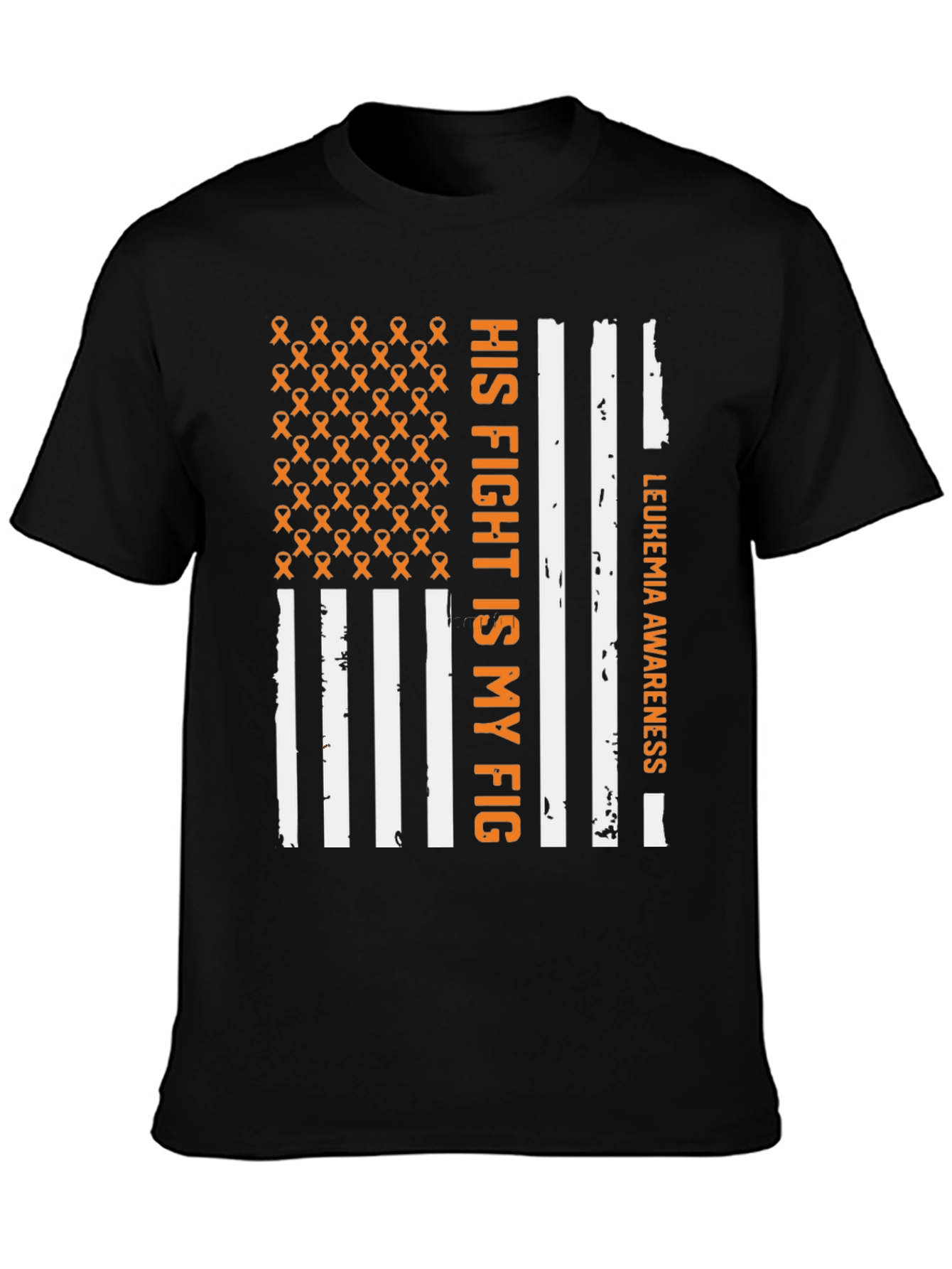Leukemia Awareness T-Shirt - His Fight is My Fight