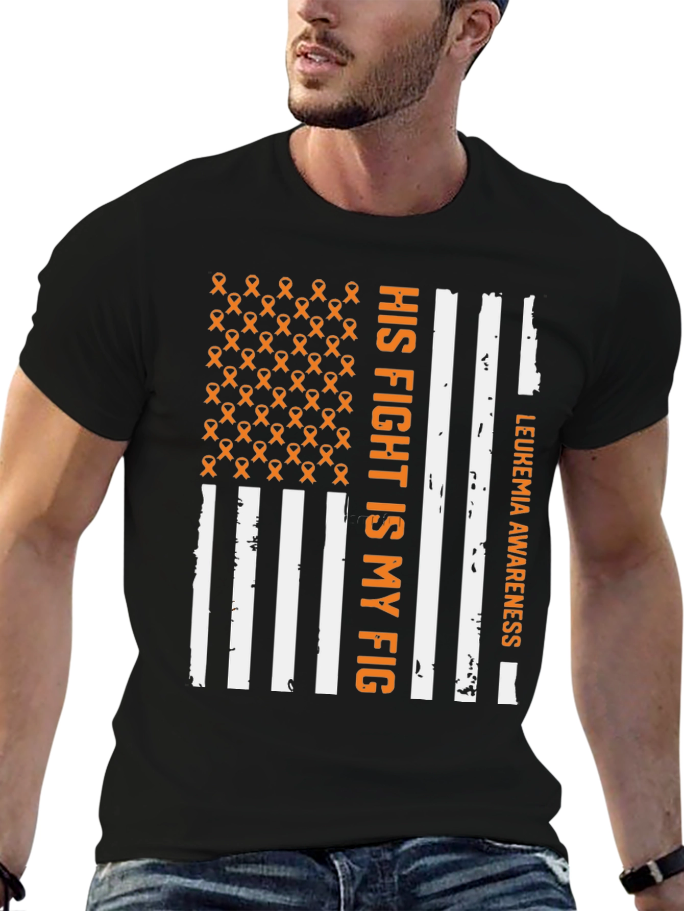 Leukemia Awareness T-Shirt - His Fight is My Fight