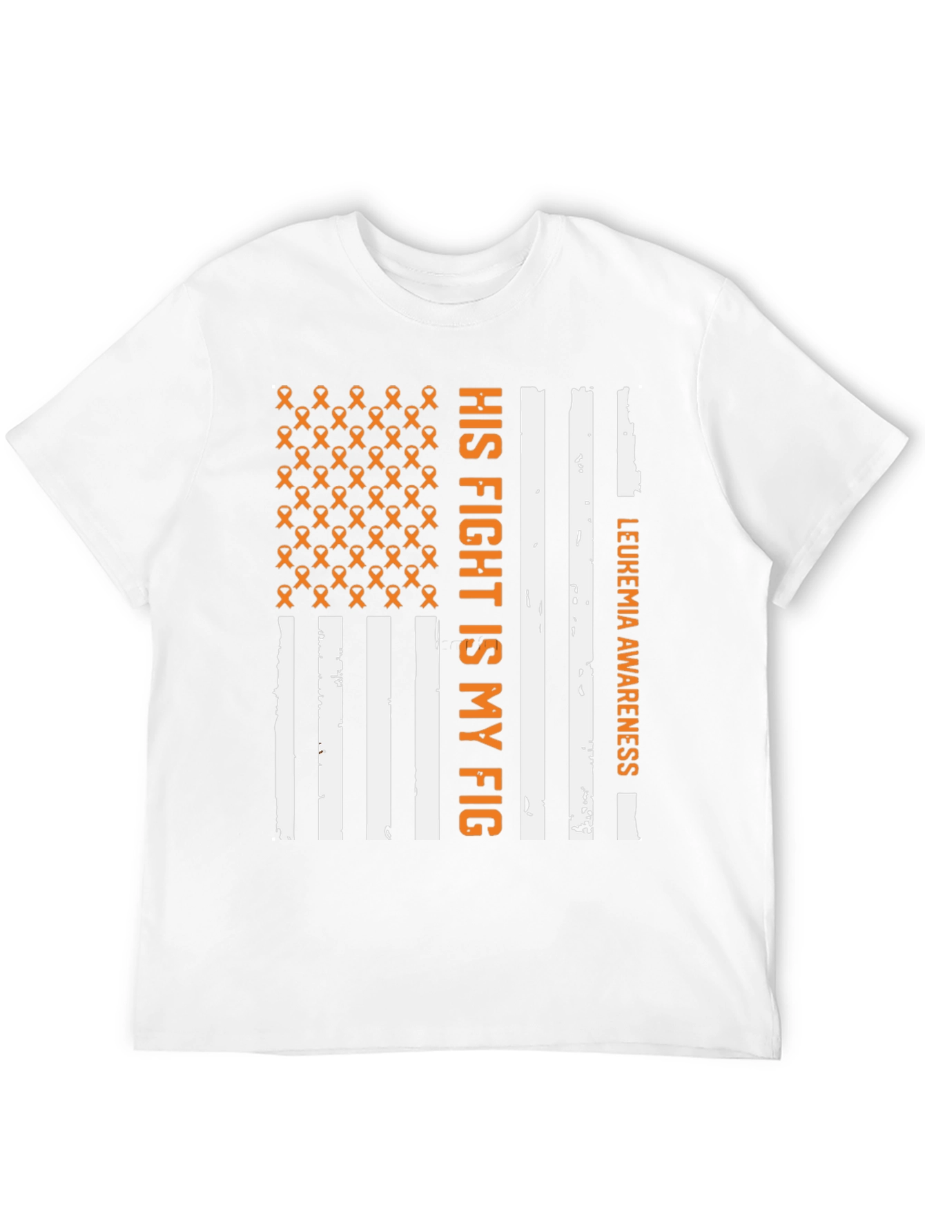 Leukemia Awareness T-Shirt - His Fight is My Fight