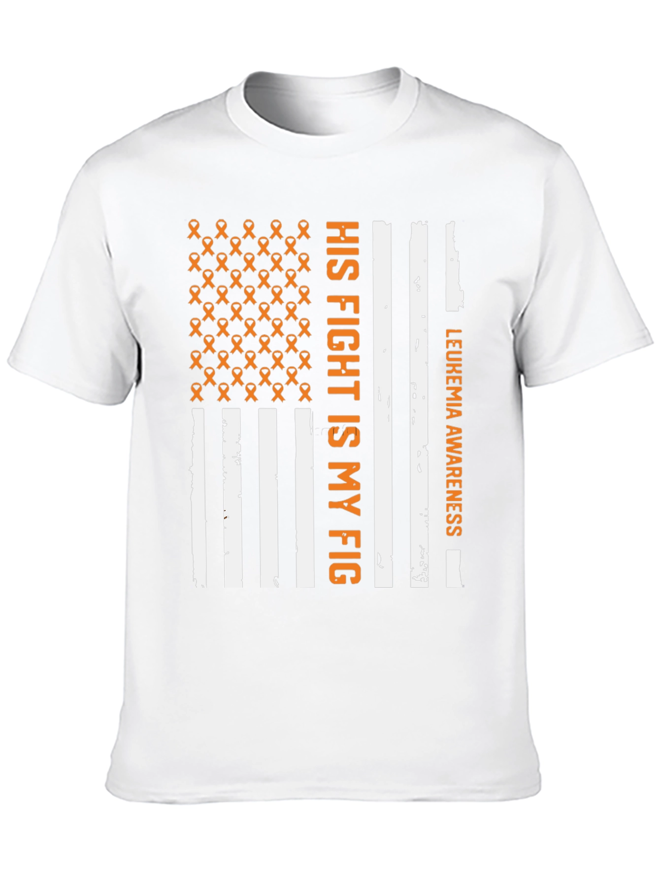 Leukemia Awareness T-Shirt - His Fight is My Fight