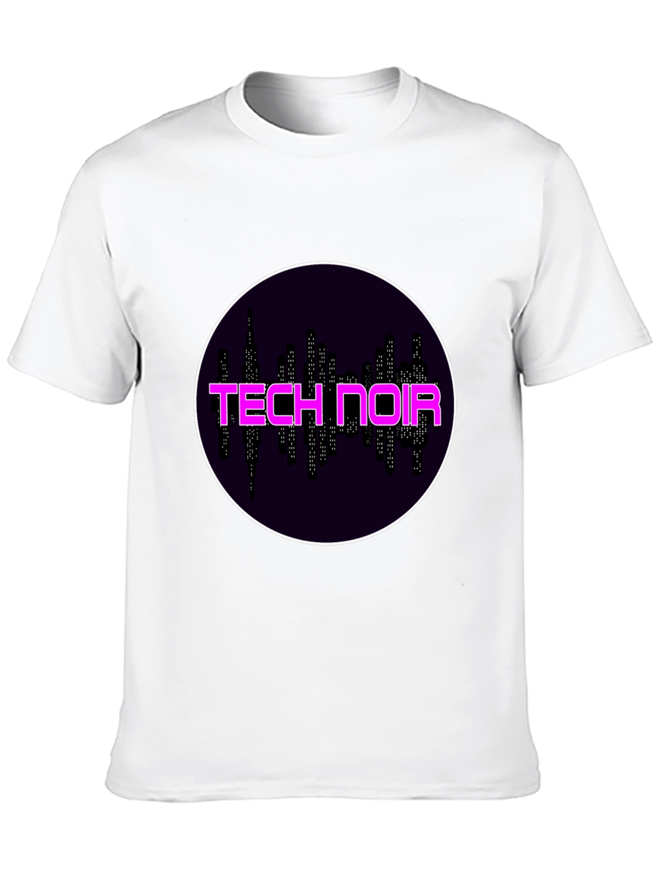 Tech Noir Graphic Tee - Black