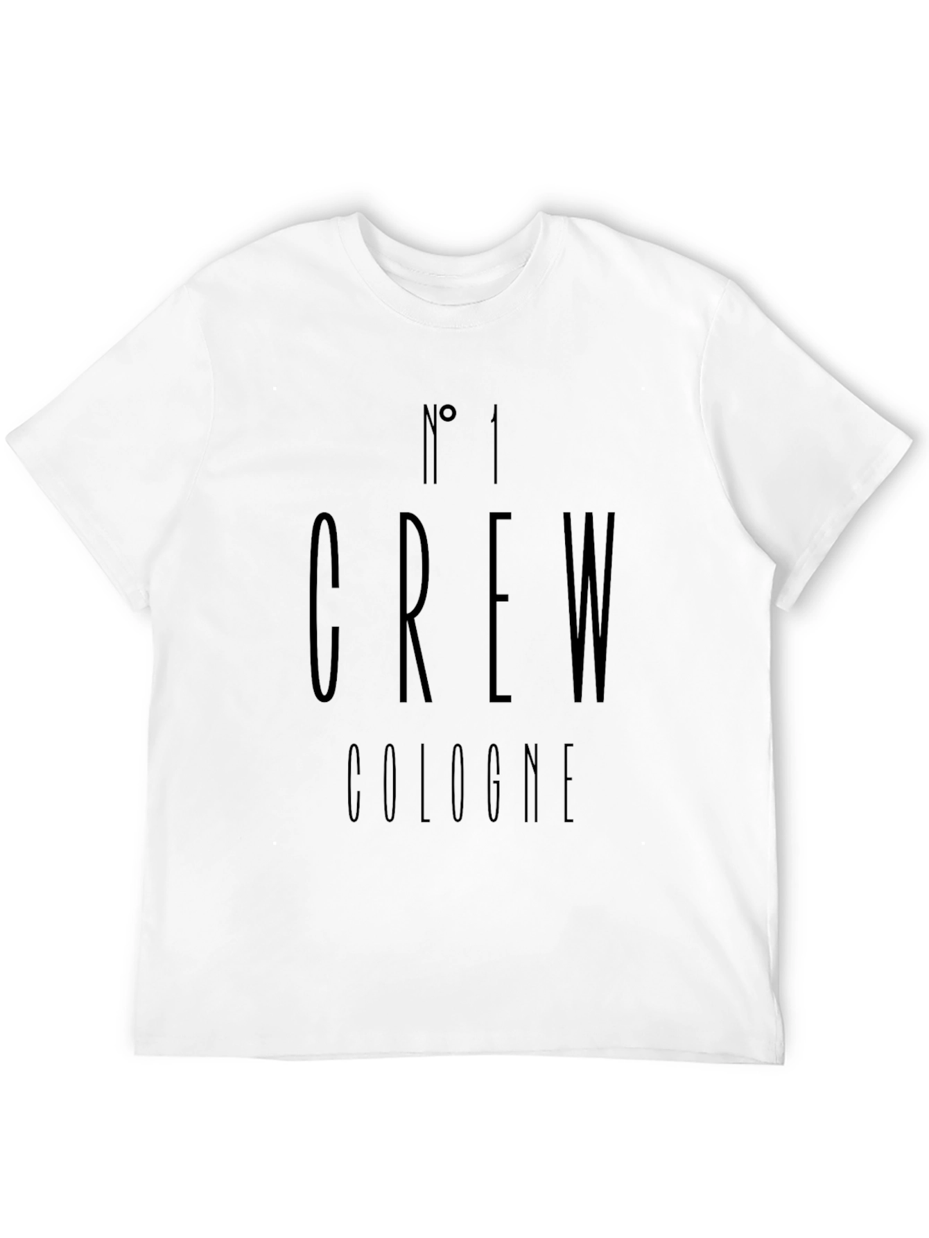 Crew Cologne Graphic Tee - Stylish Black T-Shirt
