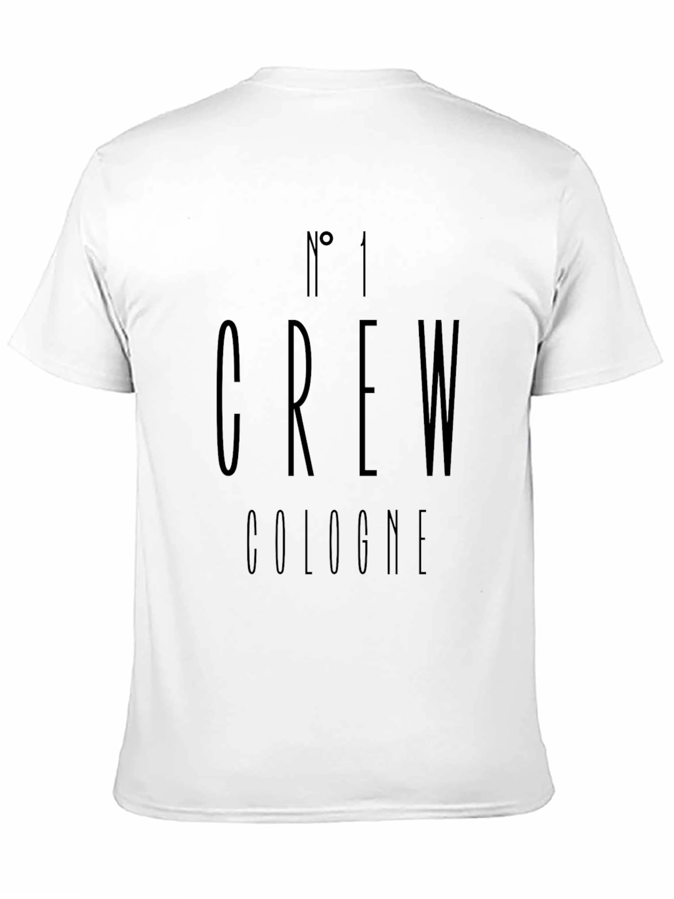Crew Cologne Graphic Tee - Stylish Black T-Shirt