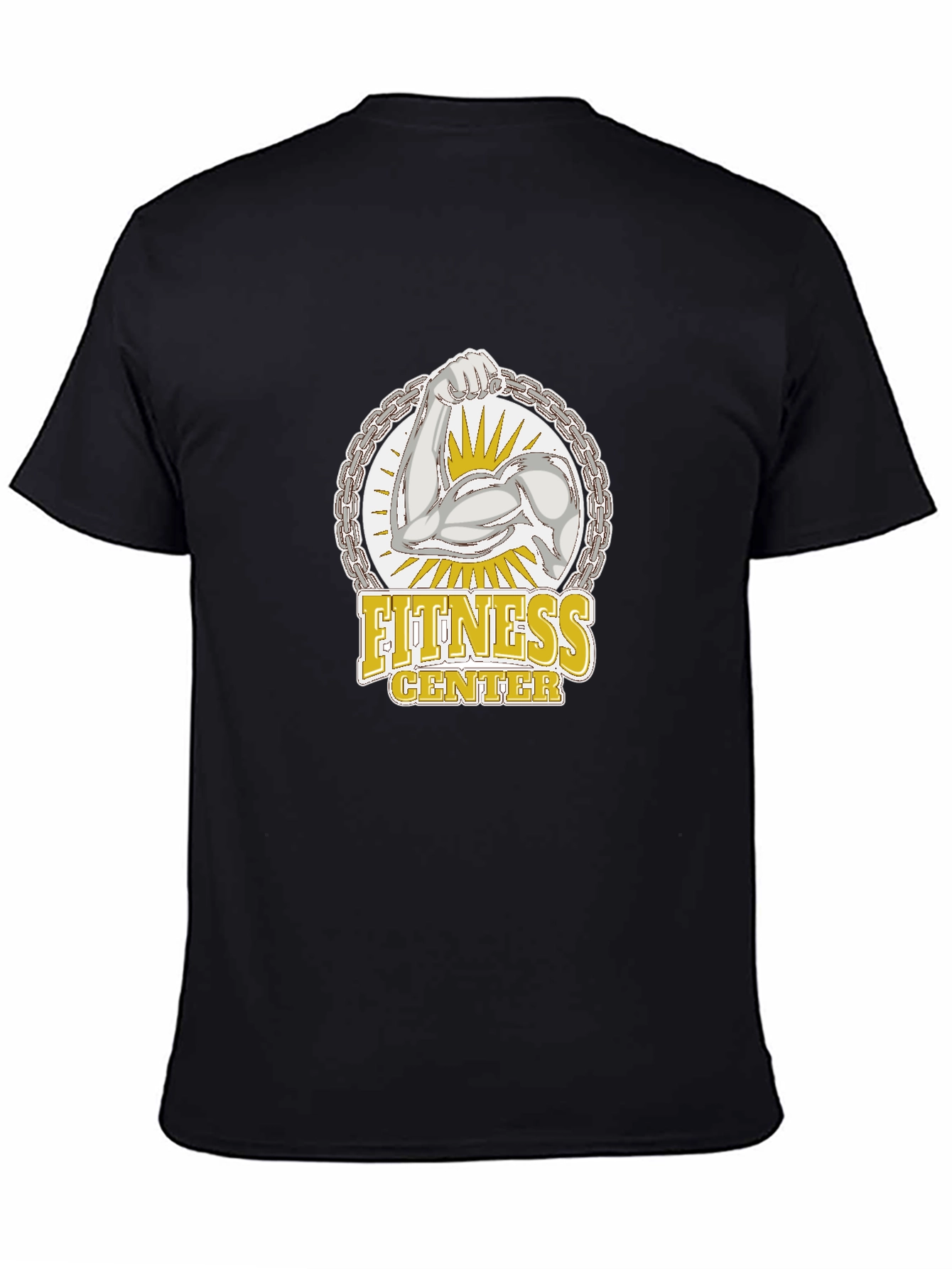 Fitness Center Graphic Tee - Black