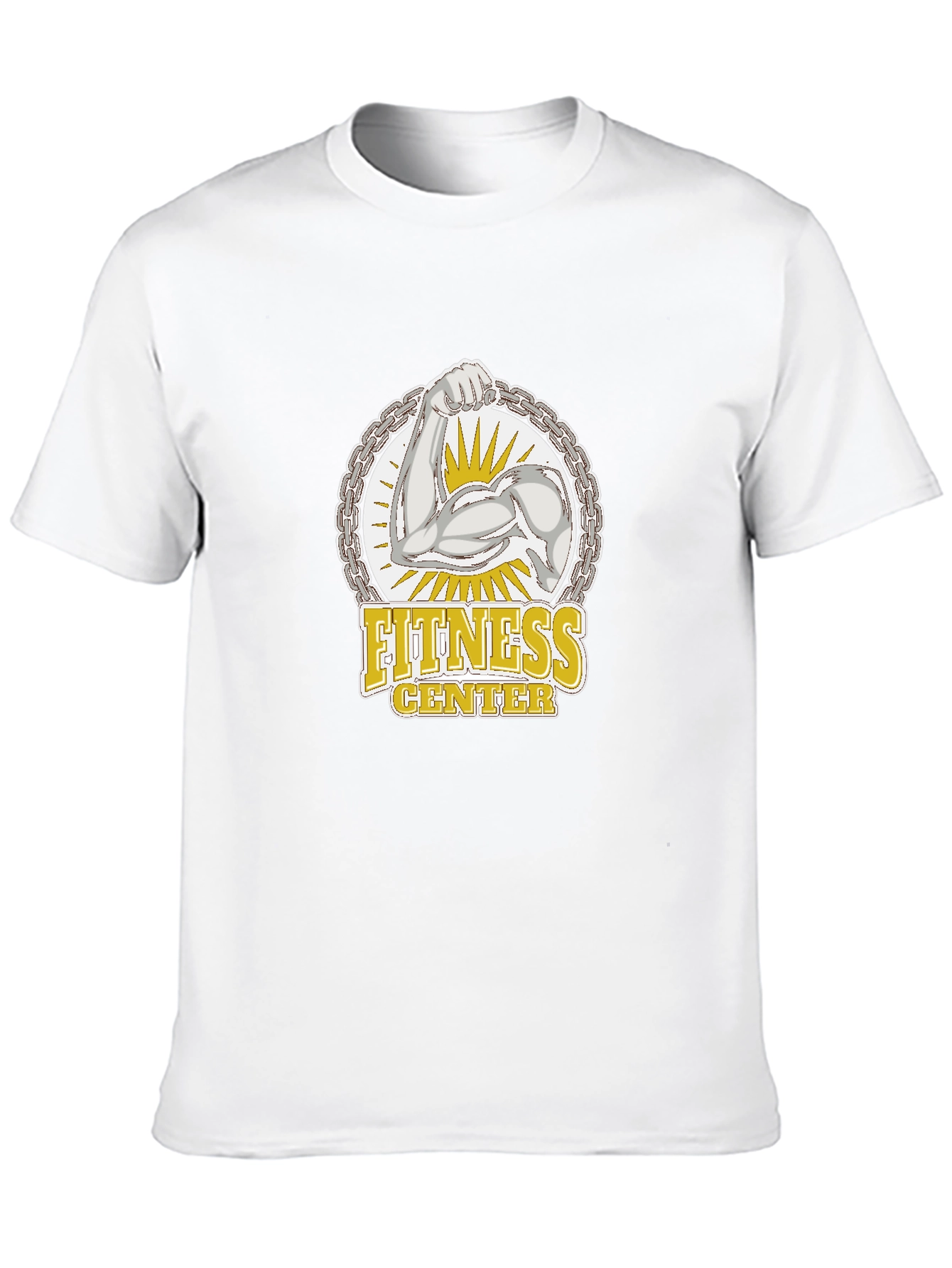 Fitness Center Graphic Tee - Black