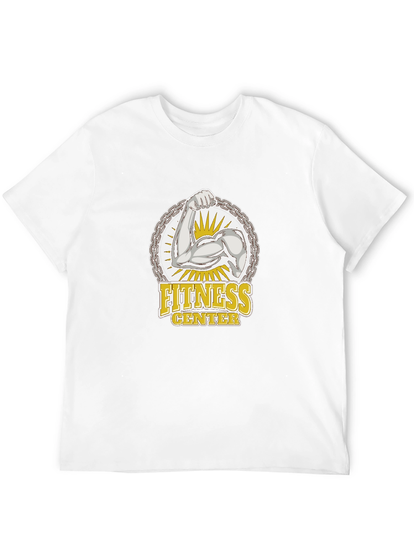 Fitness Center Graphic Tee - Black