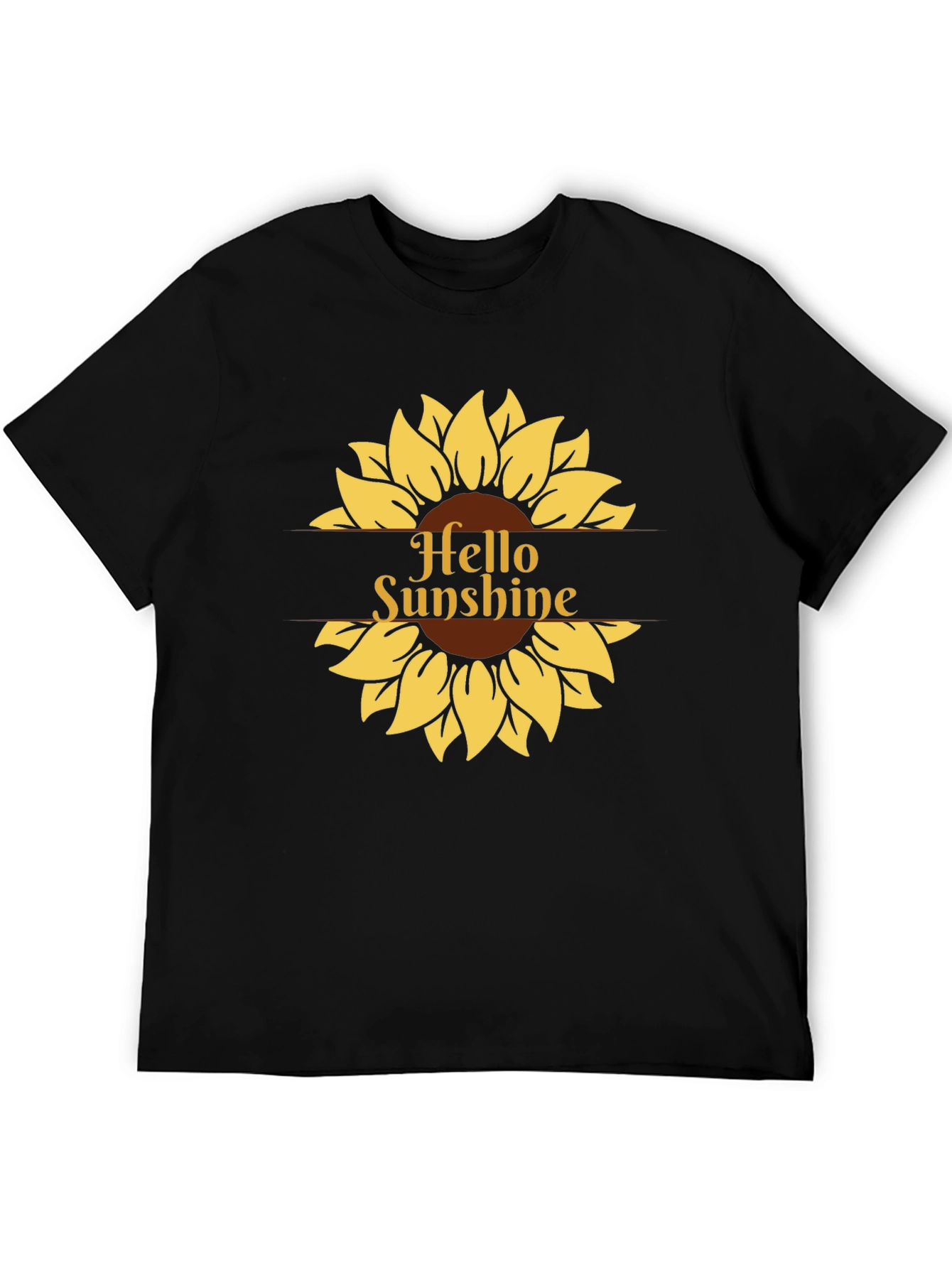 Hello Sunshine Graphic T-Shirt - Black