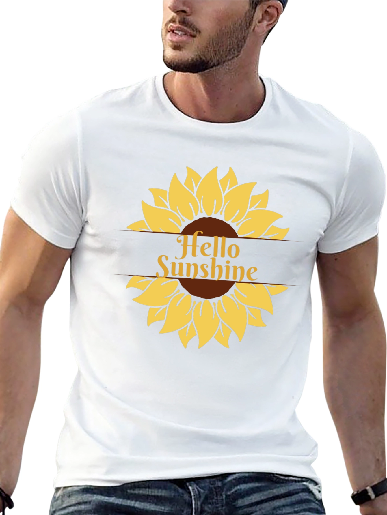 Hello Sunshine Graphic T-Shirt - Black
