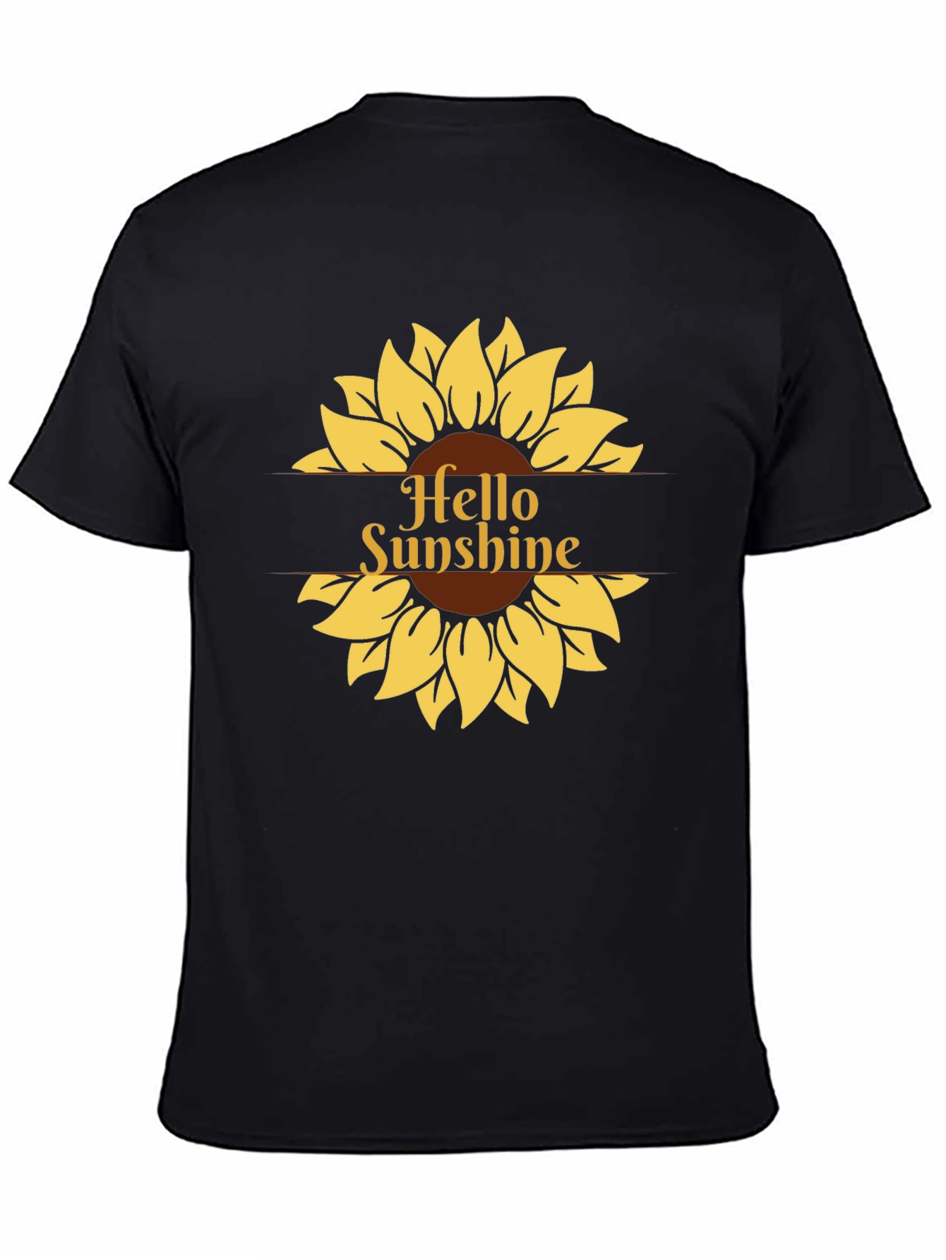 Hello Sunshine Graphic T-Shirt - Black
